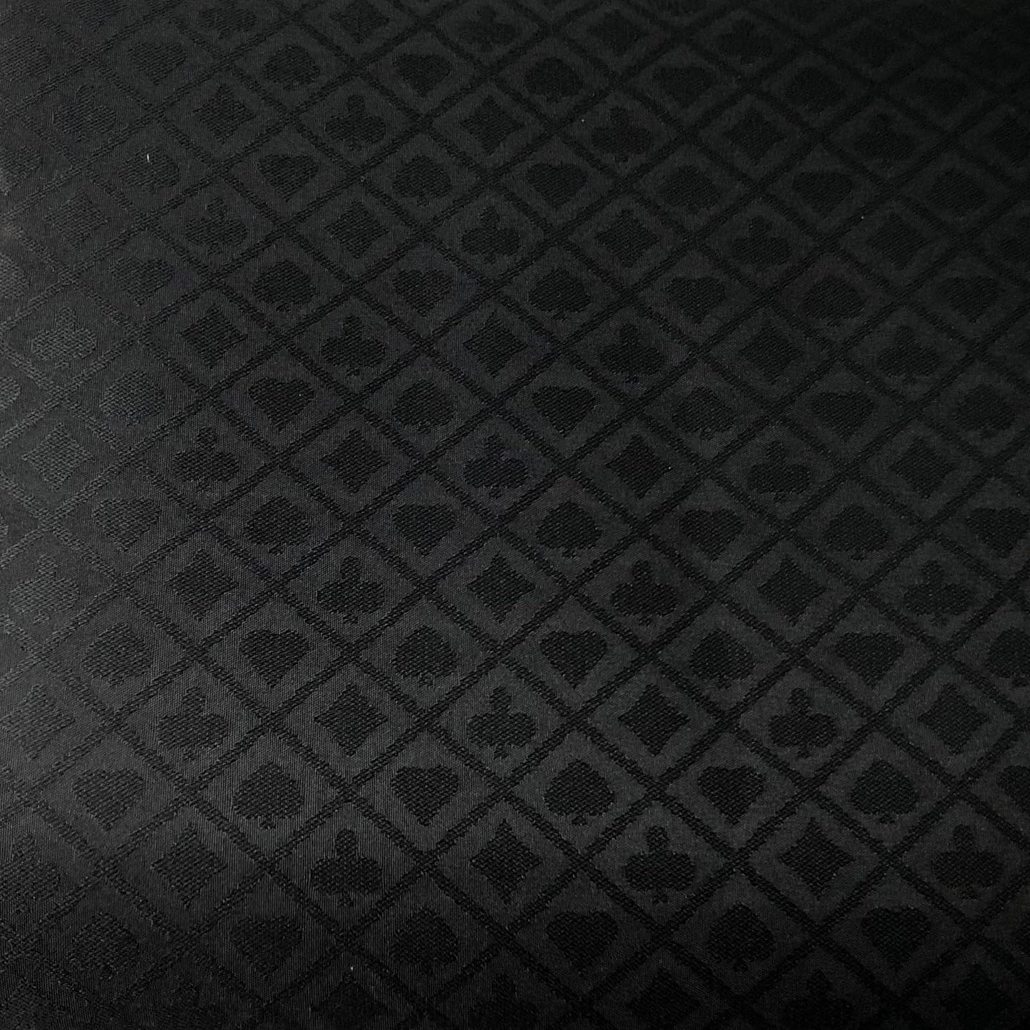 YH Poker Speed Cloth - 108x60 Inch Black Poker Table Fabric, Durable Polyester