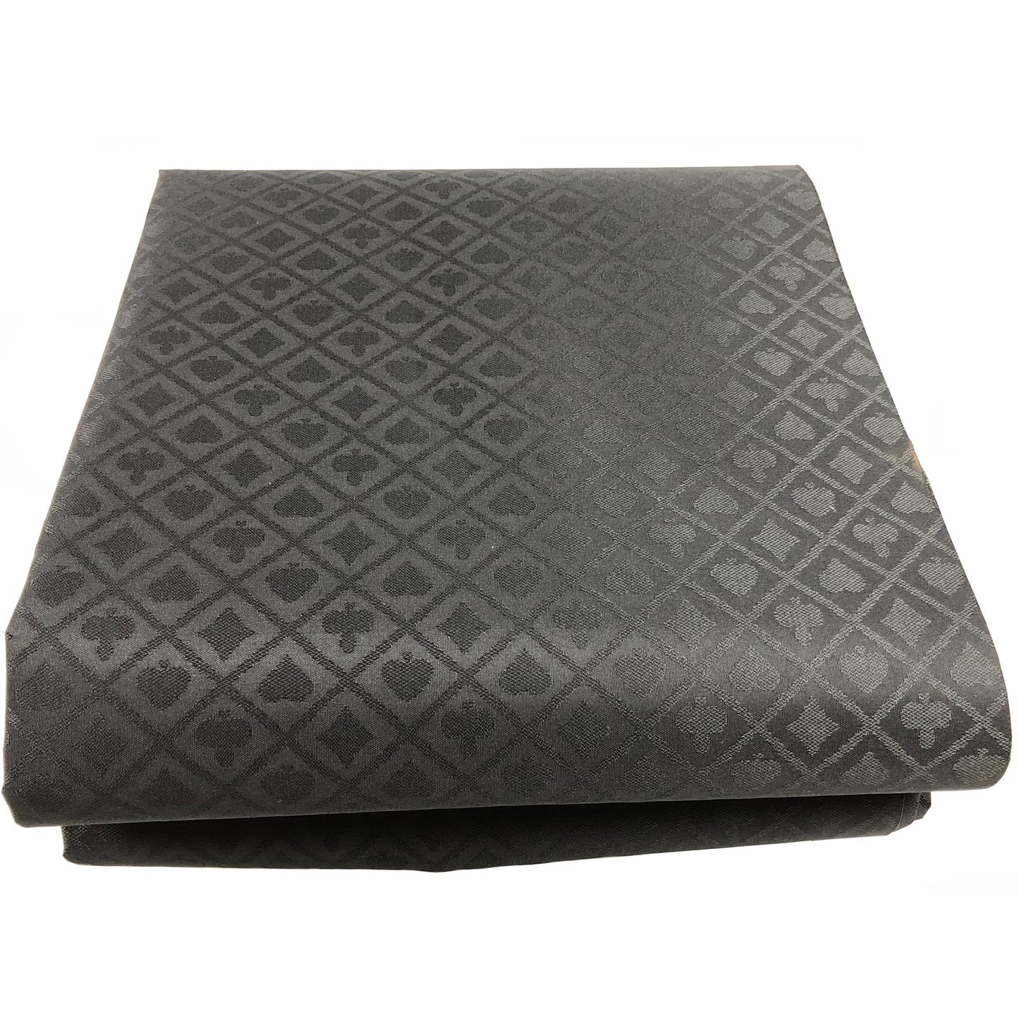 YH Poker Speed Cloth - 108x60 Inch Black Poker Table Fabric, Durable Polyester