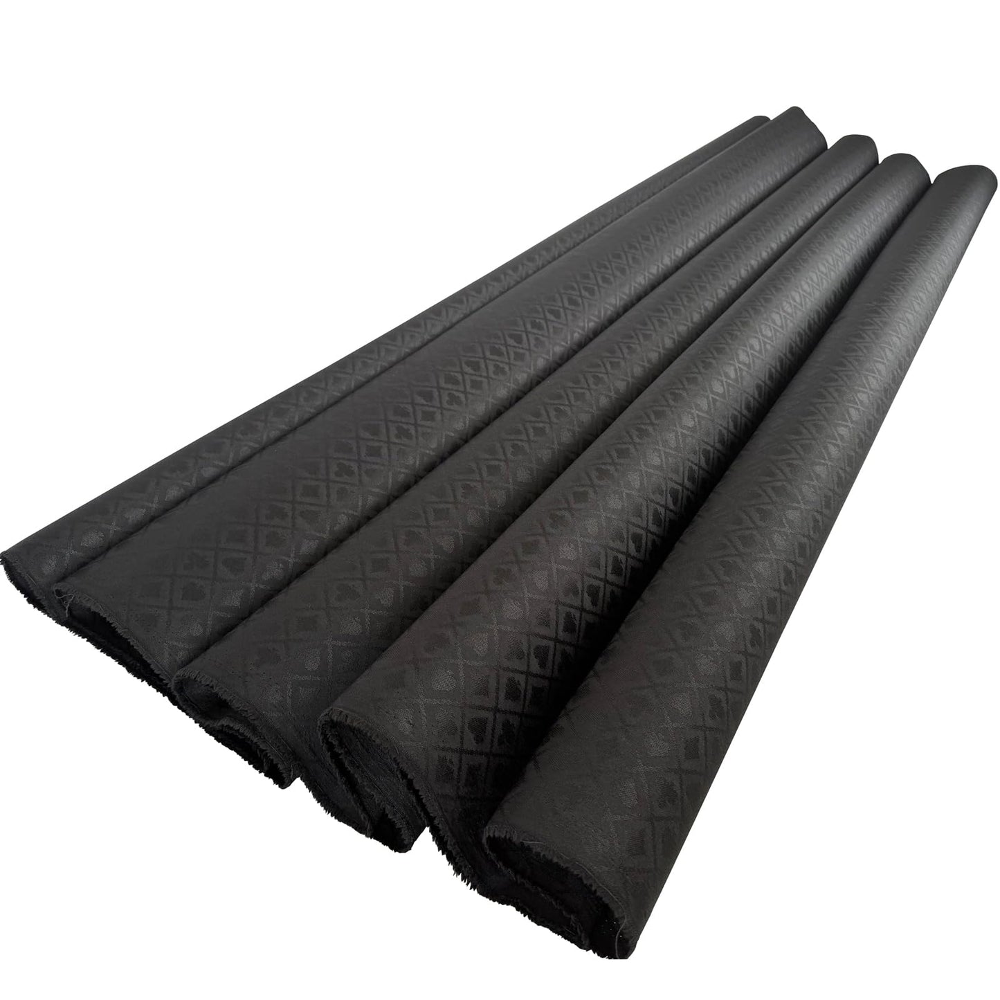 YH Poker Speed Cloth - 108x60 Inch Black Poker Table Fabric, Durable Polyester