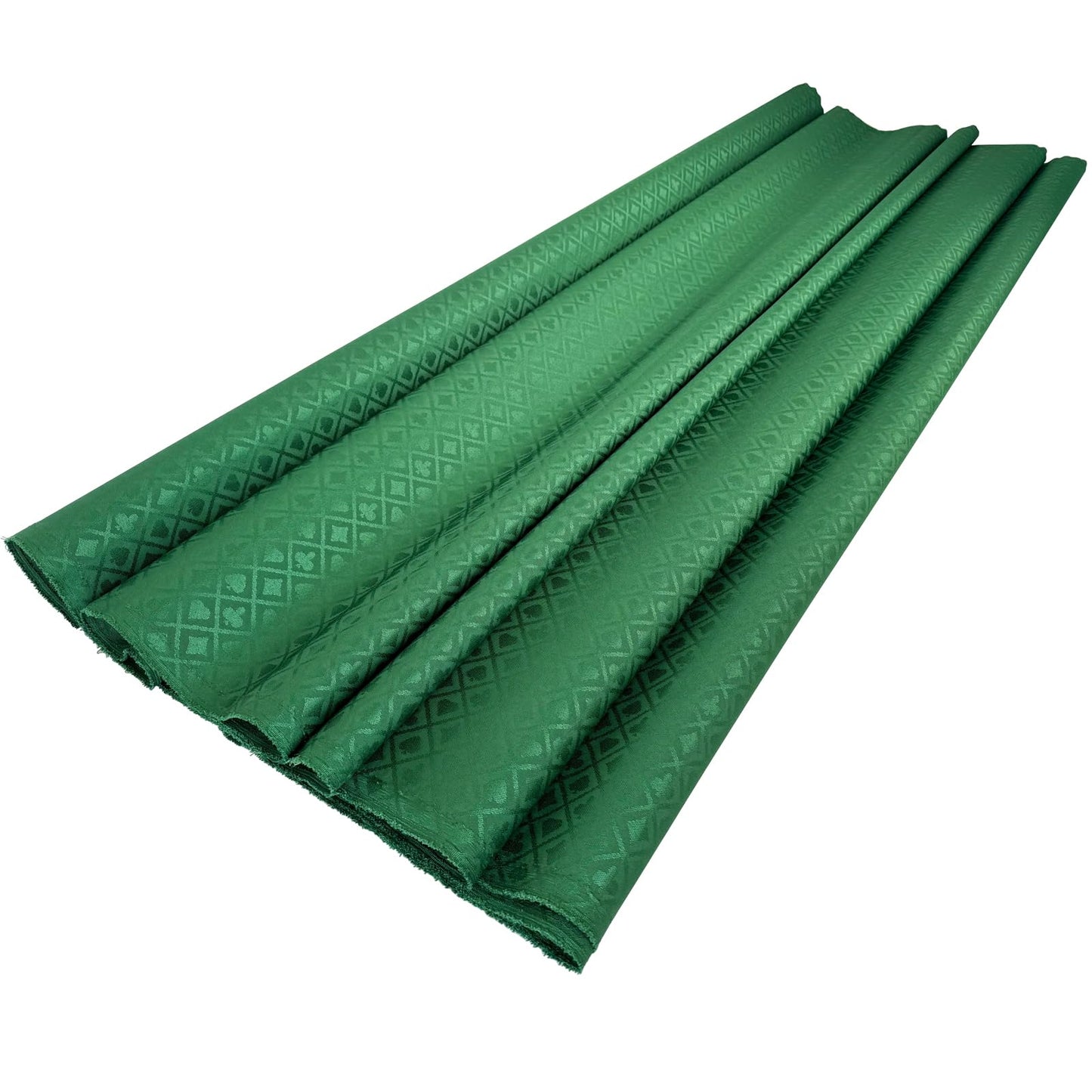 YH Poker Speed Cloth Poker Table Fabric – 108x60 in Green Felt with Diamond Pattern