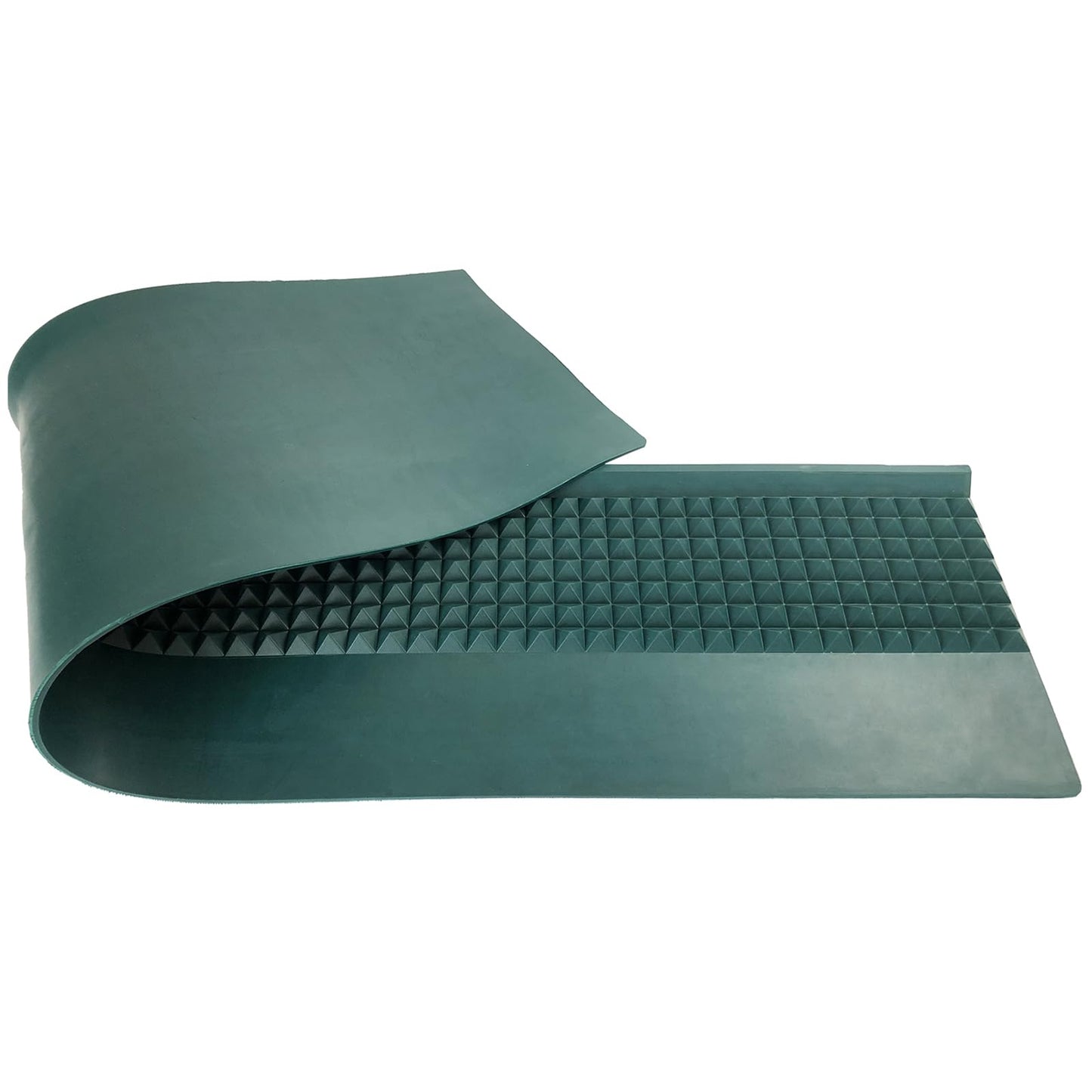 YH Poker Craps Diamond Pyramid Bumper – 48x11 Casino-Grade Table Top Mat, Dark Green Backboard