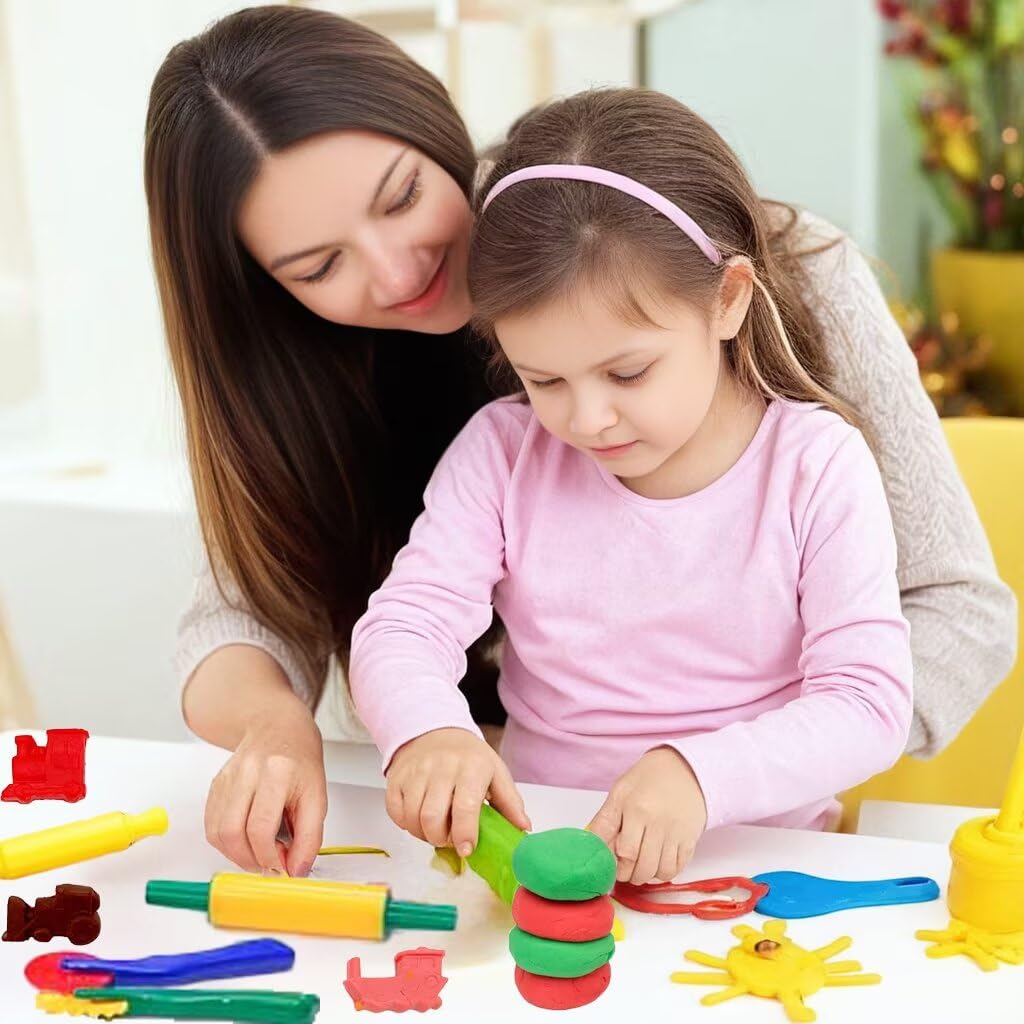 Yiklucg 53-Piece Play Dough Tools Set | Creative Dough Accessories for Kids 3-8
