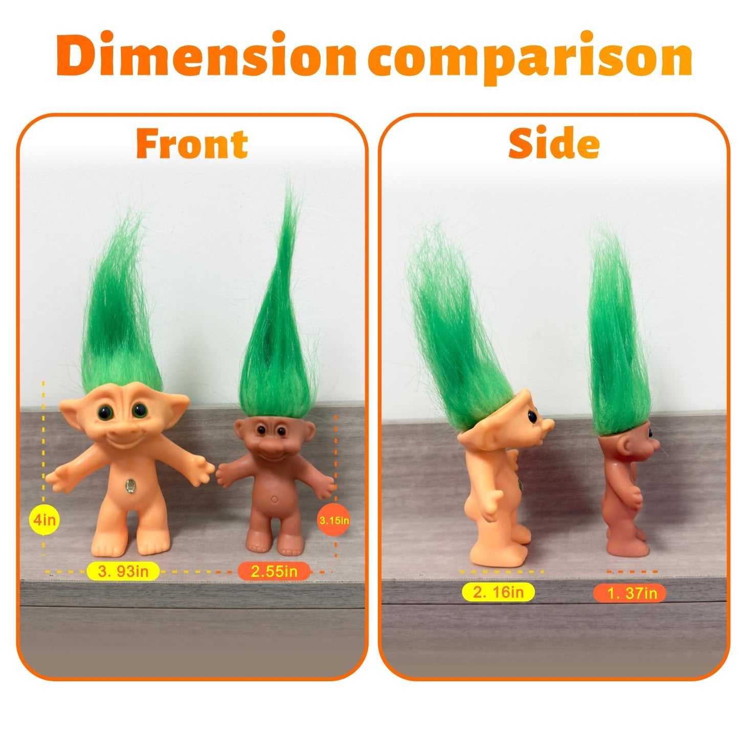 Yintlilocn Vintage Troll Doll – 7.5-inches Pink Hair, Collectible & Craft Toy
