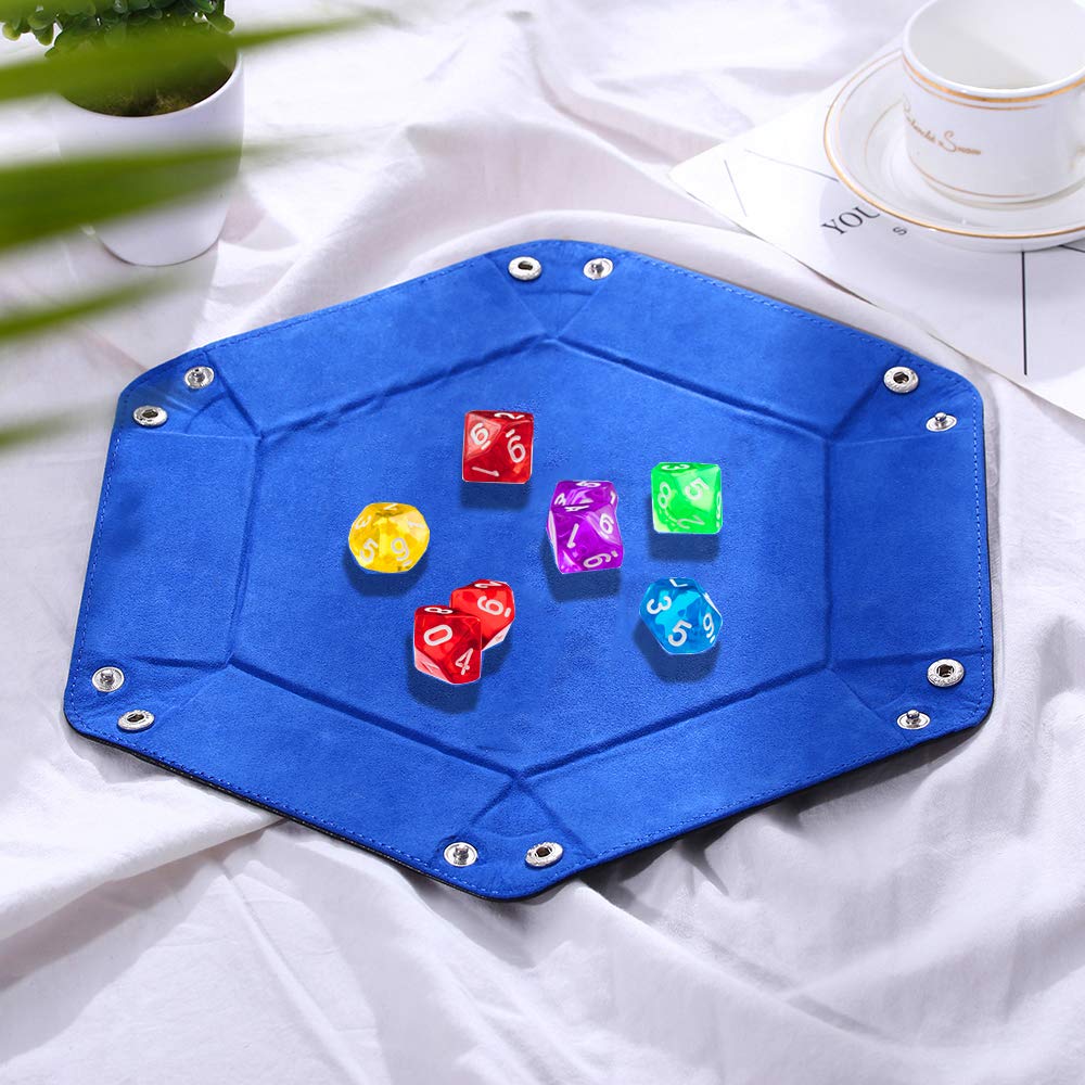 Yiotfandoll 60PCS Polyhedral D10 Dice Set – Colorful Acrylic 10-Sided Dice for DND, MTG & RPG