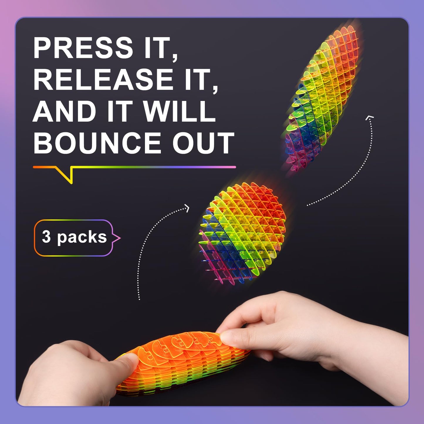 Yisryerow Fidget Worm 3-Pack – Quiet Sensory Fidgets for All Ages
