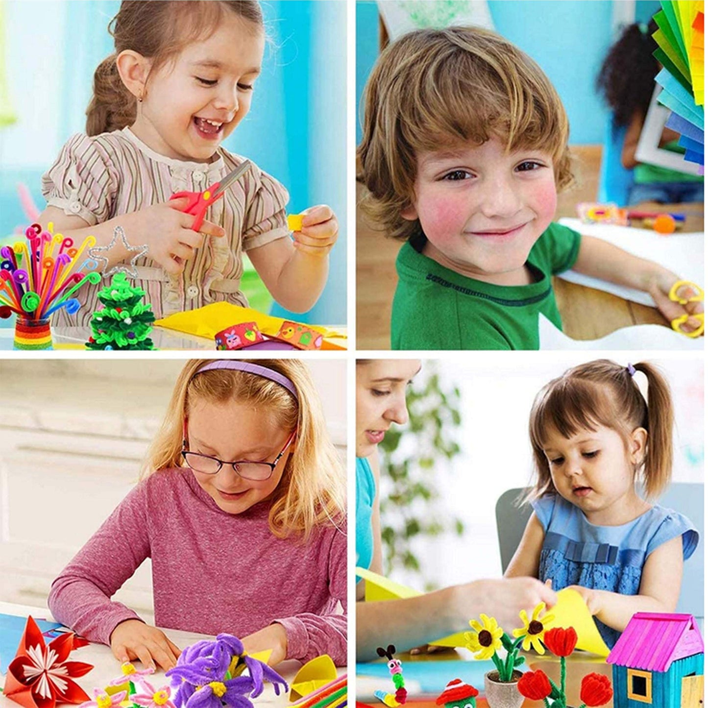 YITOHOP Kids Arts and Crafts Kit — 1000+ Pieces in Travel Box