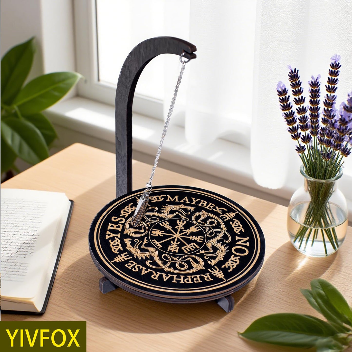 YIVFOX Pendulum Stand Magnet – 4 Patterns, 24x8.5x7 in | Nordic Dragon Darring Stand