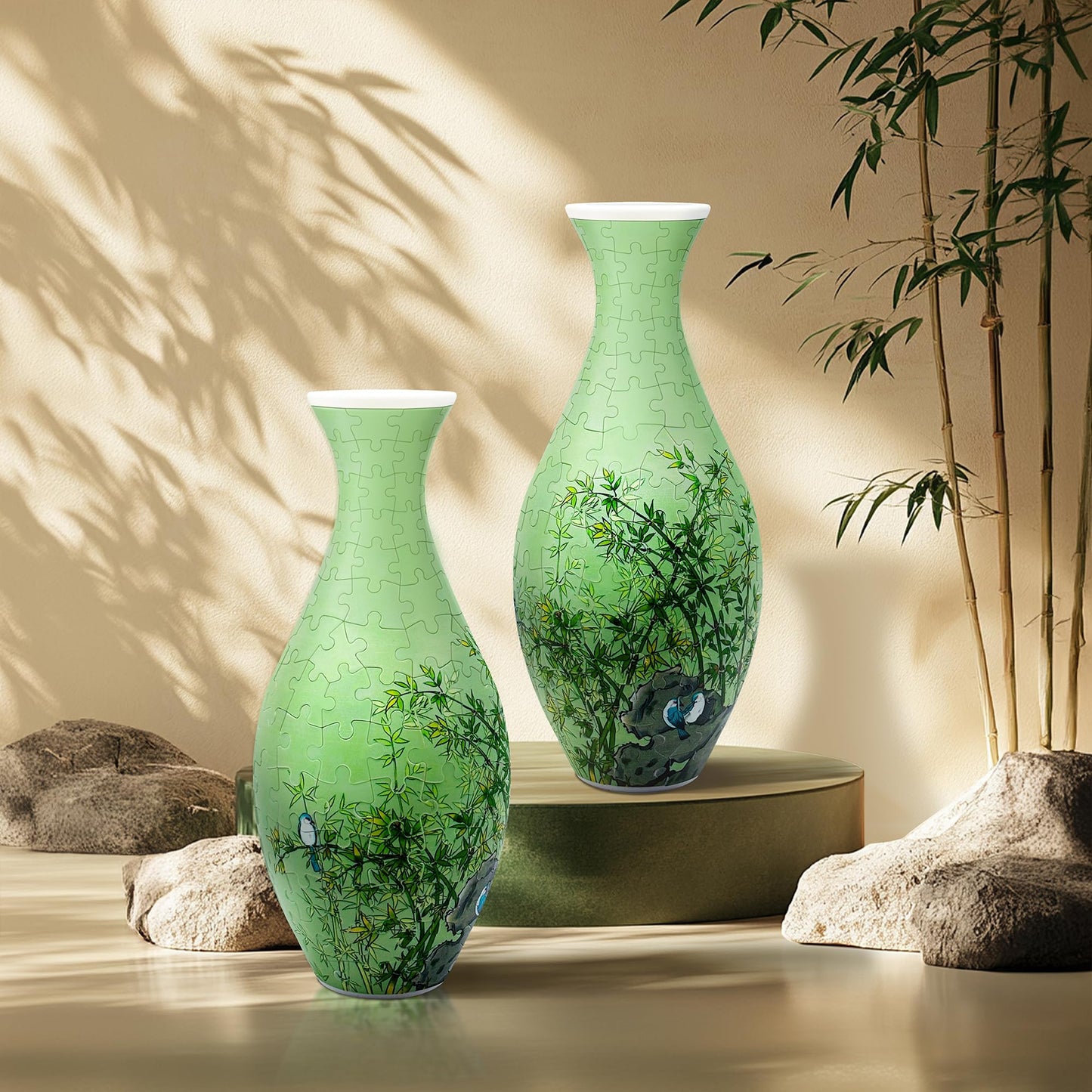 YIZHOR Puzzle Vase for Adults – 160-Piece 3D Flower Vase Kit & Gift for Her