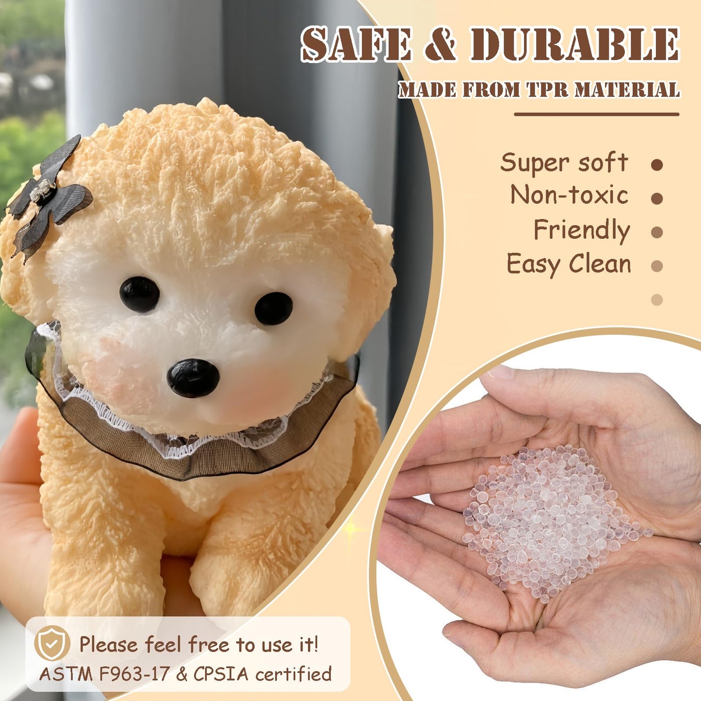 YJPPDD Extra-Large Taba Dog Squishy Toy – Soft Stress Relief for Kids & Adults