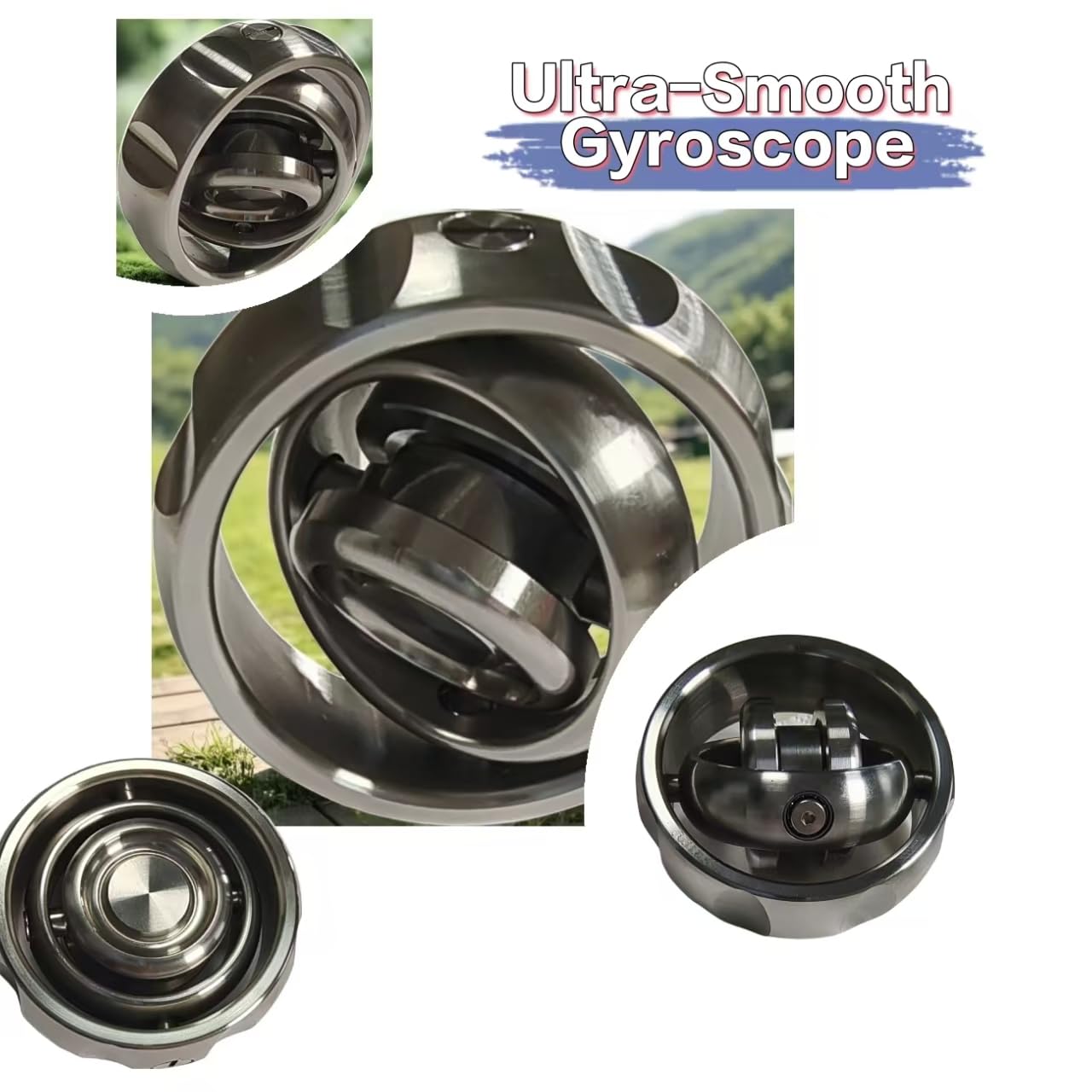 YKAIFZON MagLev Fidget Spinner – CNC Stainless Steel, Ceramic Bearing, Ultra-Quiet Dual-Mode for Focus & Stress Relief