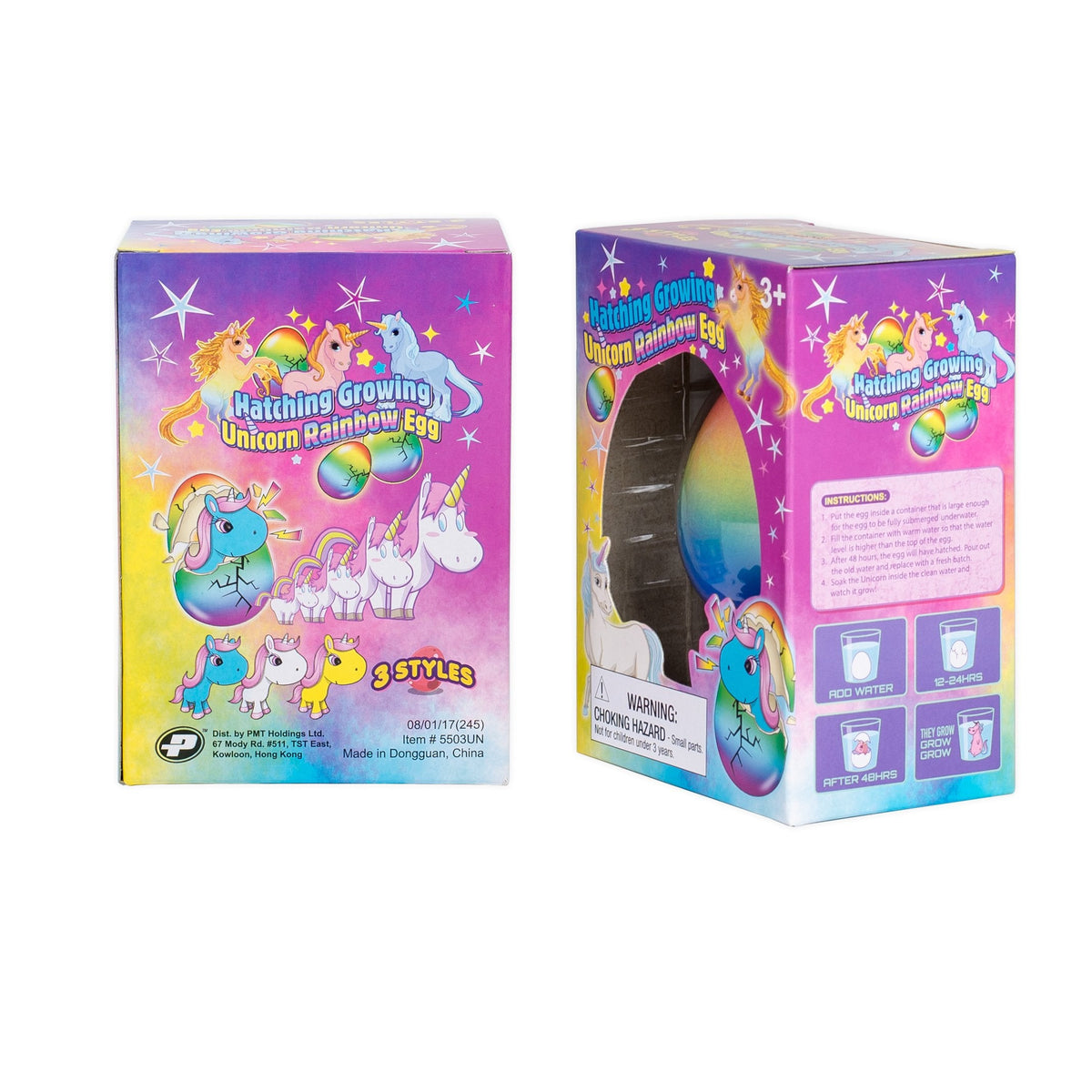 YMCtoys Surprise Growing Unicorn Rainbow Eggs – Set of 2