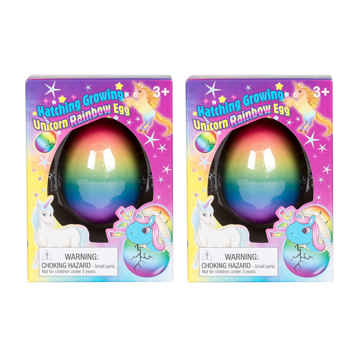 YMCtoys Surprise Growing Unicorn Rainbow Eggs – Set of 2