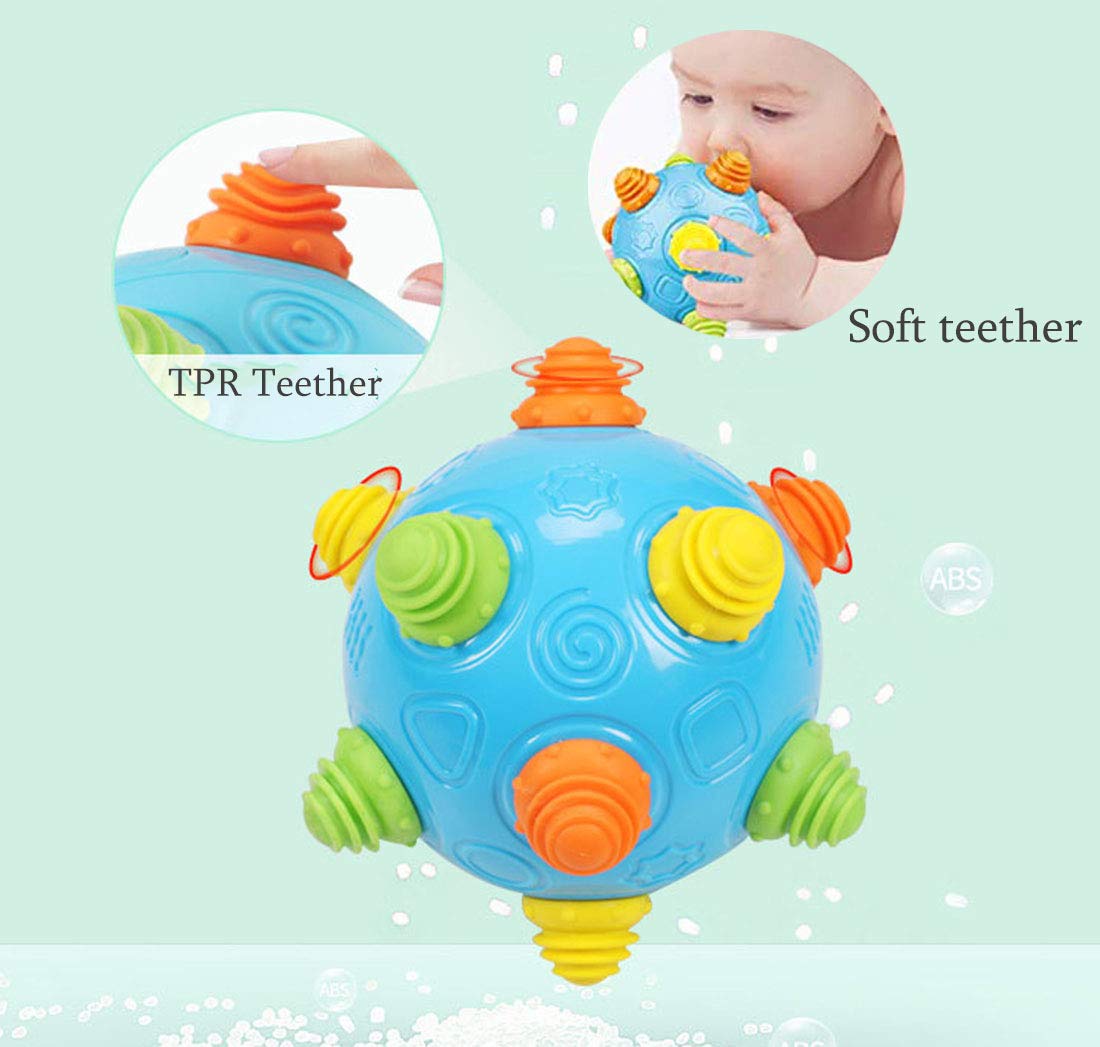 YMDLY Toys Toddlers Music Shake Ball – Dancing, Self-Rolling Baby Toy for 18+ Months