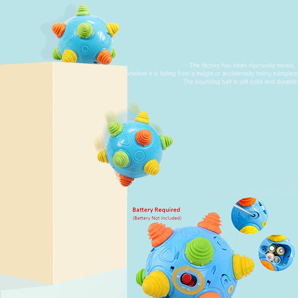 YMDLY Toys Toddlers Music Shake Ball – Dancing, Self-Rolling Baby Toy for 18+ Months