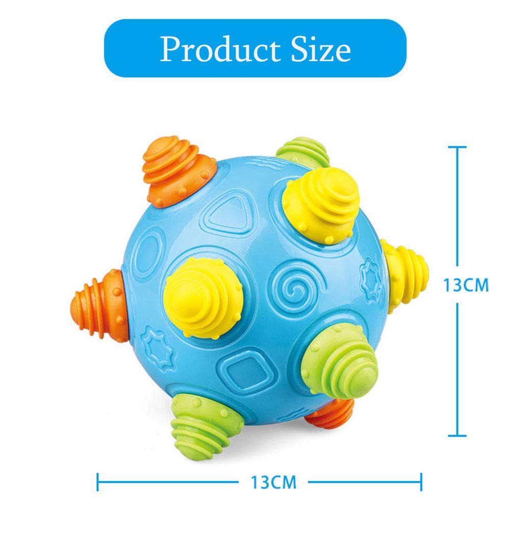 YMDLY Toys Toddlers Music Shake Ball – Dancing, Self-Rolling Baby Toy for 18+ Months