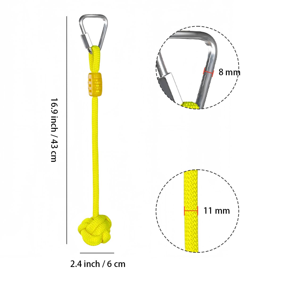 Ymeibe Ninja Warrior Slackline Fist Holds – 2-Pack Kids Grip Training Balls