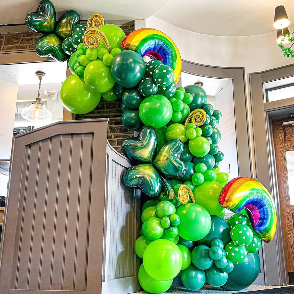 YMSZ Green Balloons Set – 67pcs 12-inch latex balloons for Birthday, St. Patrick's Day, Graduation, Baby Showers & Jungle Parties