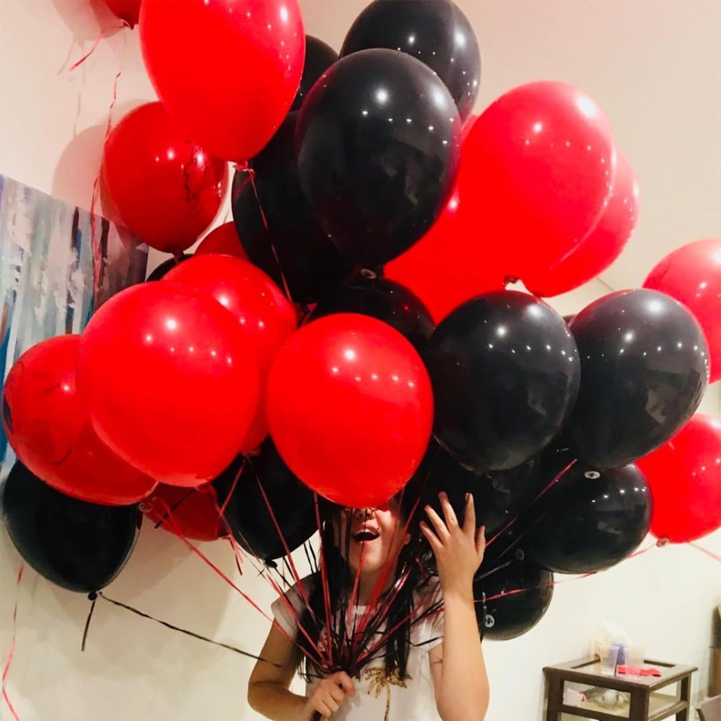 YMSZ Red & Black Balloons Garland Arch Kit – 134pcs Party Decoration Set