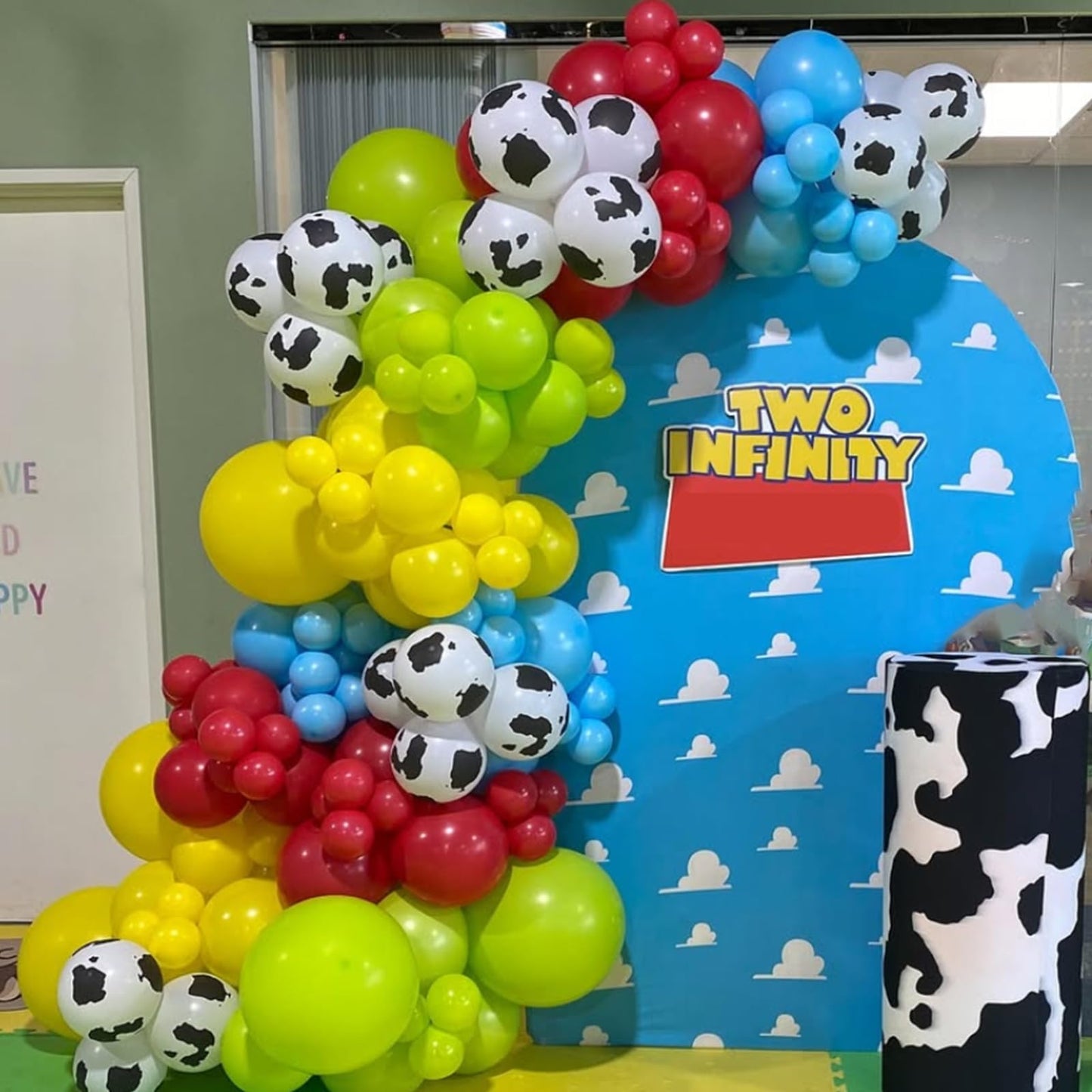 Toy Inspired Story Balloons – 67pc Latex Balloon Kit for Kids Birthday Parties | YMSZ