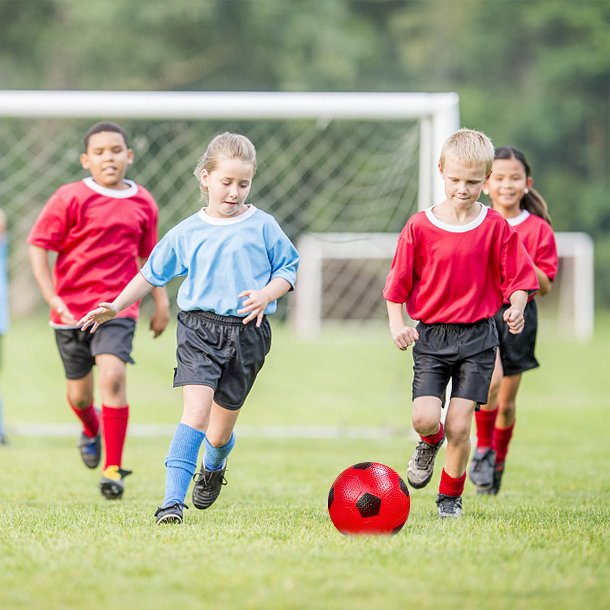 Ynanimery 12 Pack Mini Soccer Balls – 4'' Inflatable Kids Balls for Indoor & Outdoor Play
