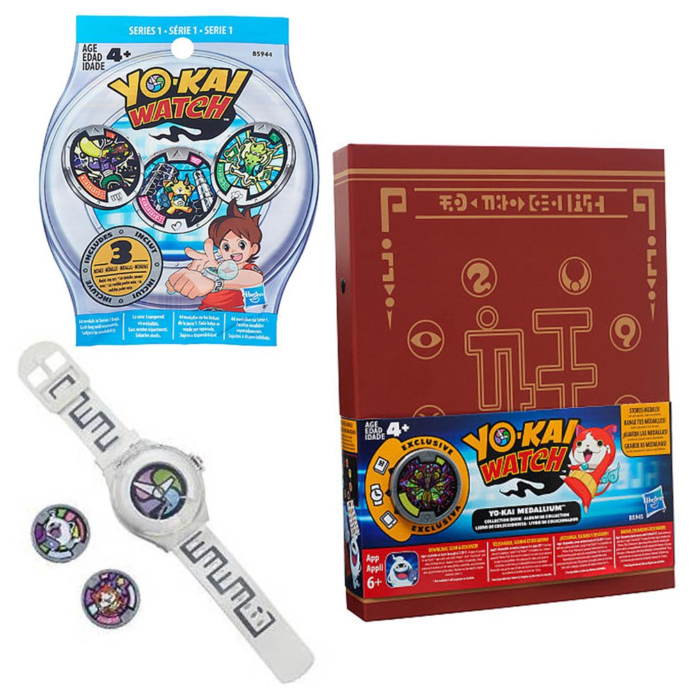Yo-kai Watch Bundle – Season 1 Watch, Medallium Book & Medals