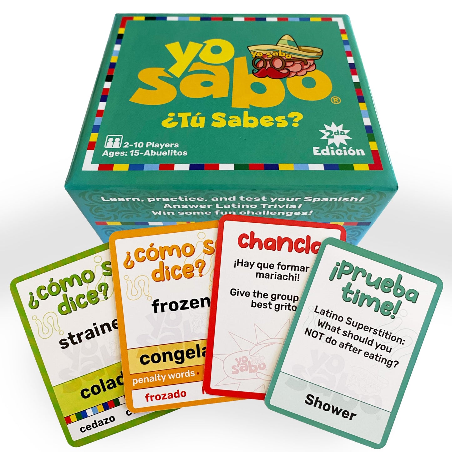 Yo Sabo Edition 2: New Family-Friendly Bilingual Card Game – 198 Cards