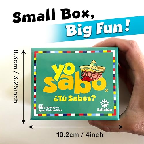 Yo Sabo Edition 2: New Family-Friendly Bilingual Card Game – 198 Cards