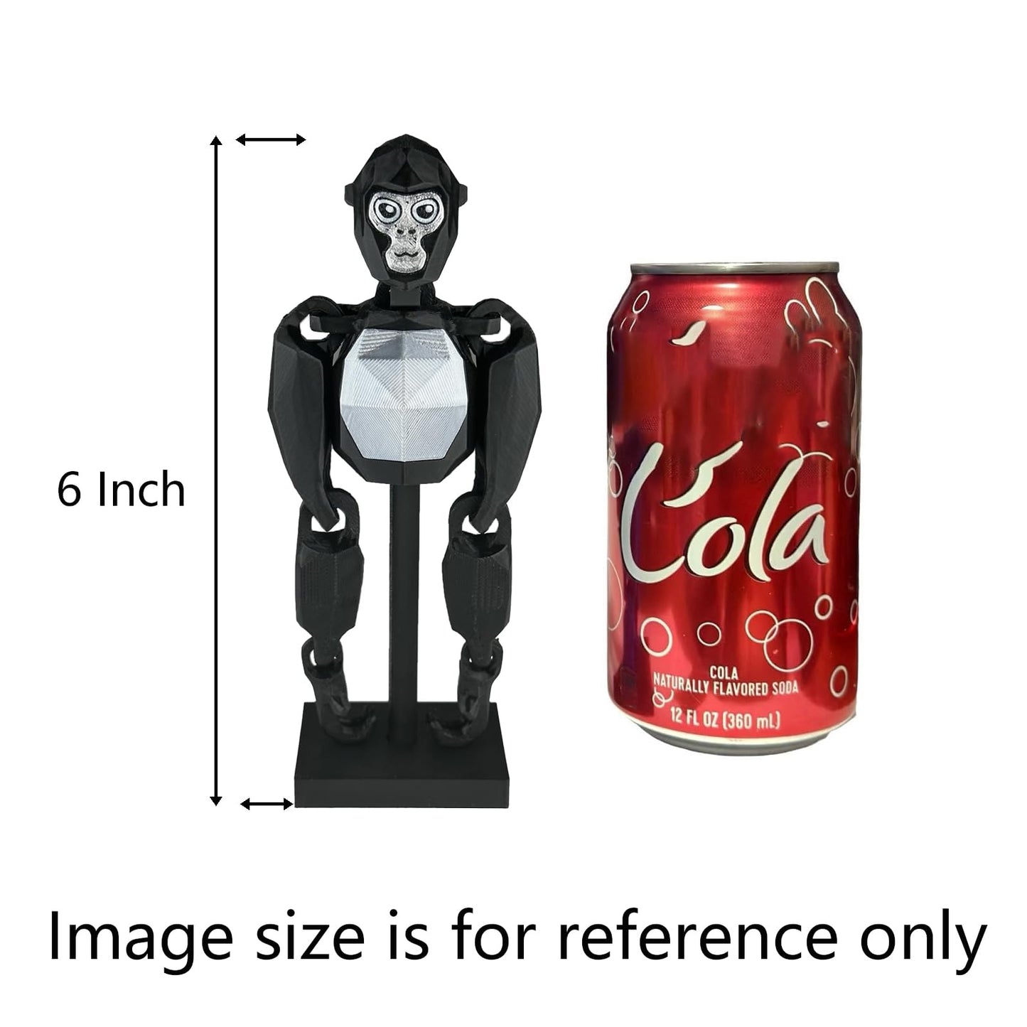 Yobbogo Monkey Tag Model – 6-Inch Poseable Adult Collectible with Stand & Accessories