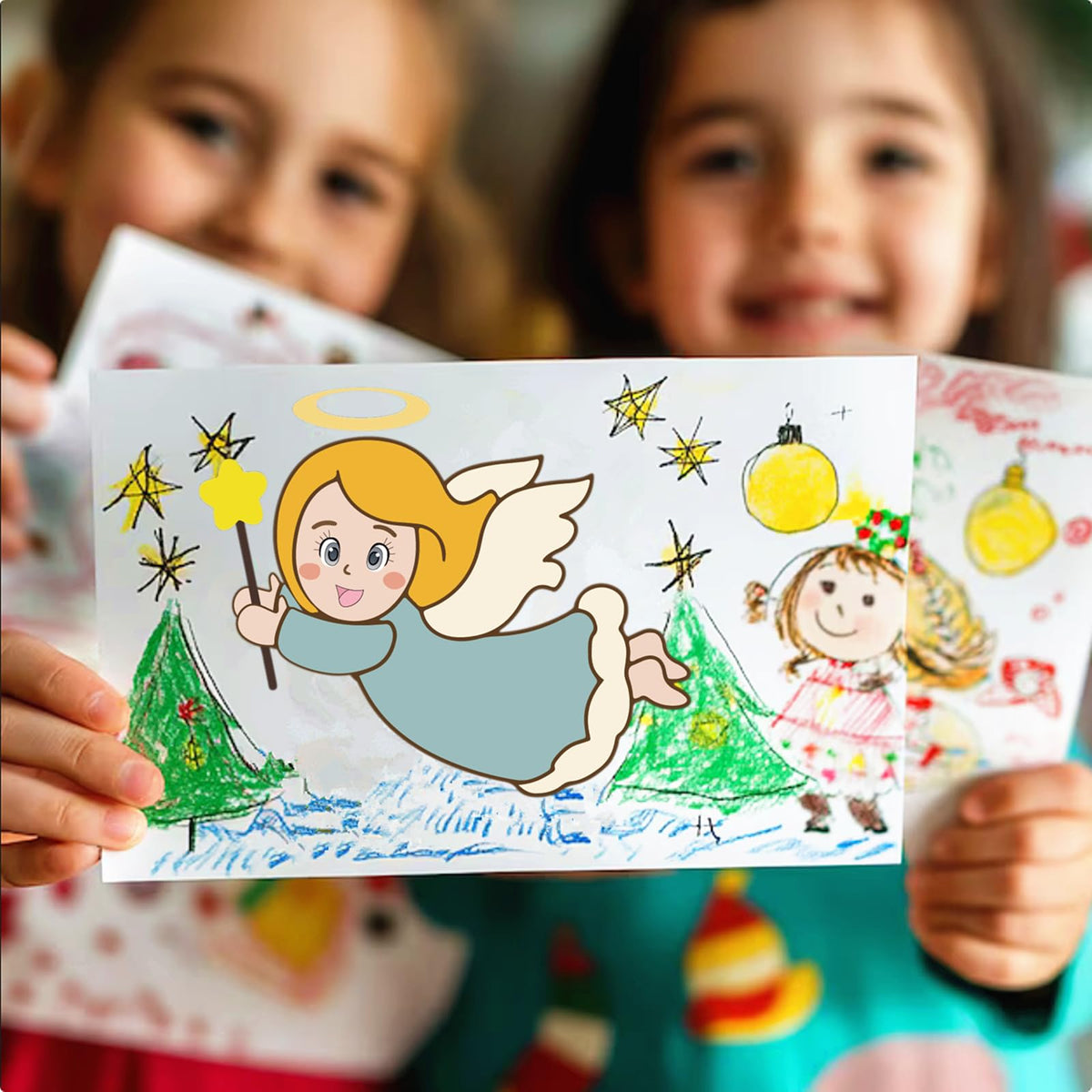 Yodeeni 36 Sheets Christmas Stickers – DIY Holiday Crafts & Gift Decor