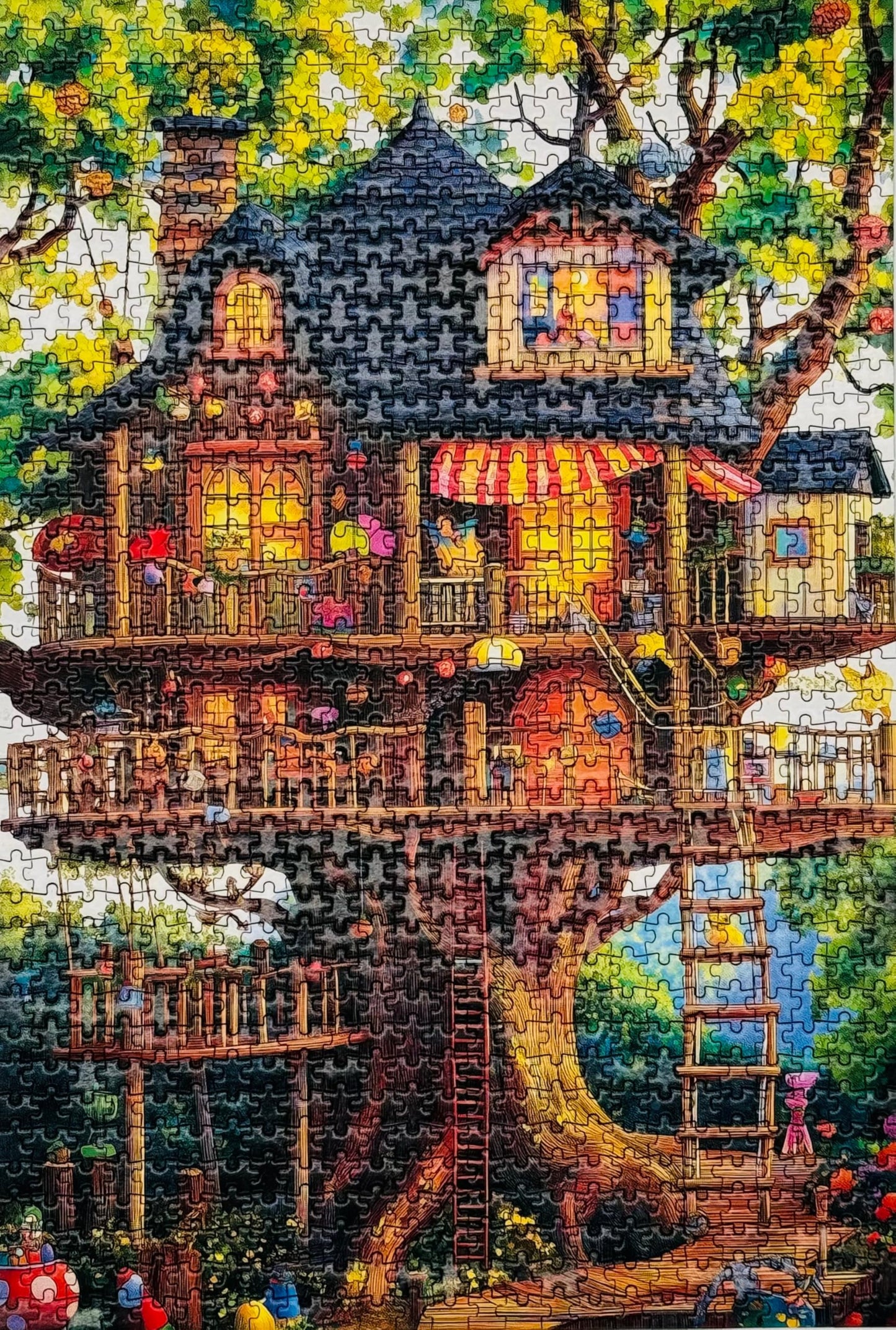 YOGEON Tree House Puzzles for Adults — 1000 Pieces | Nature-Inspired Jigsaw