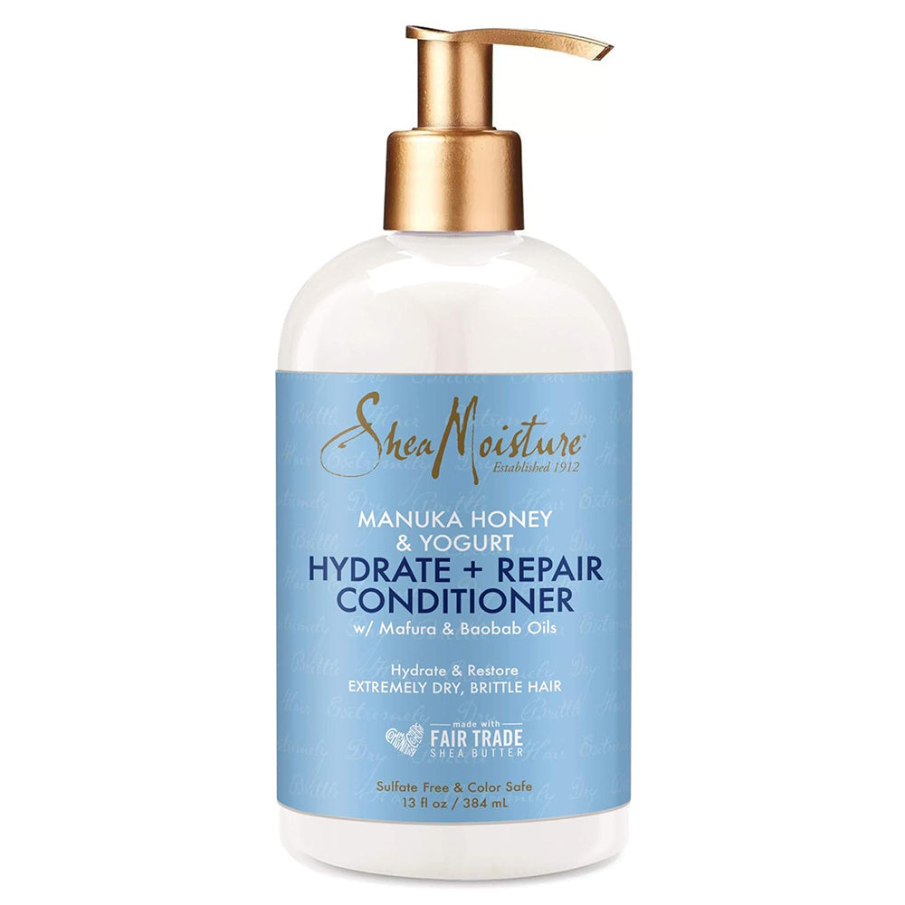 Shea Moisture Manuka Honey & Yogurt Hydrate + Repair Conditioner 13 oz / 384 ml - For Dry, Damaged & Frizzy Hair
