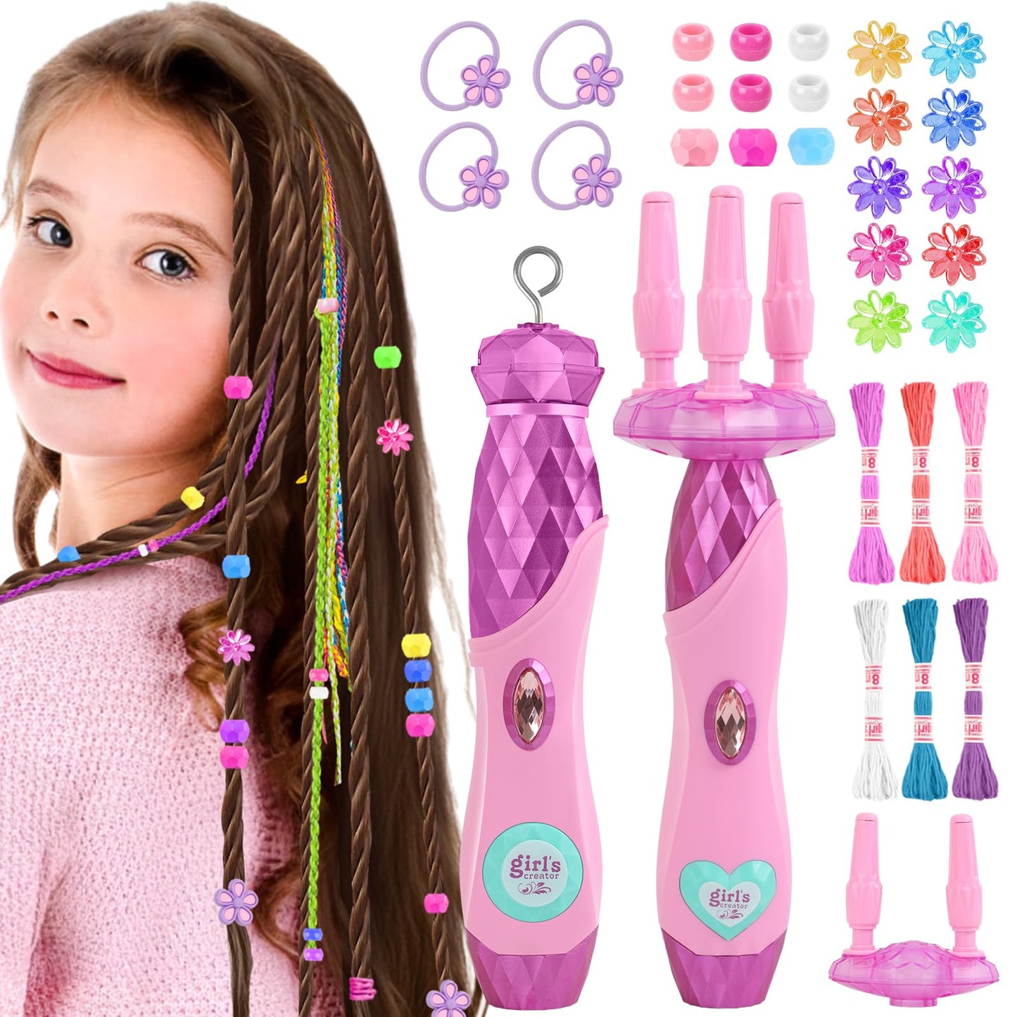 Yoloflix Hair Salon Toys: Automatic Braiding Machine for Girls