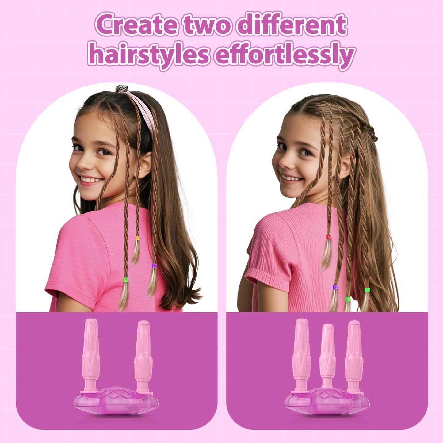 Yoloflix Hair Salon Toys: Automatic Braiding Machine for Girls