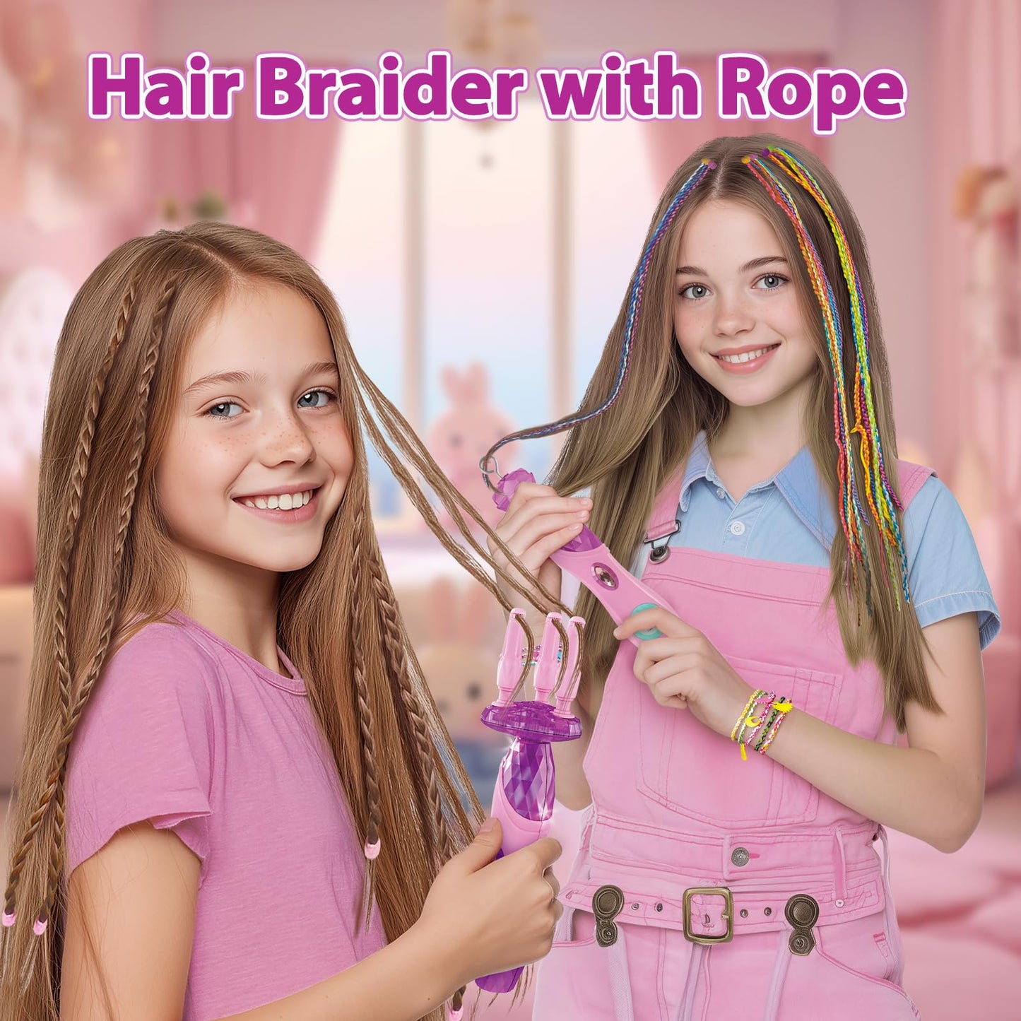 Yoloflix Hair Salon Toys: Automatic Braiding Machine for Girls