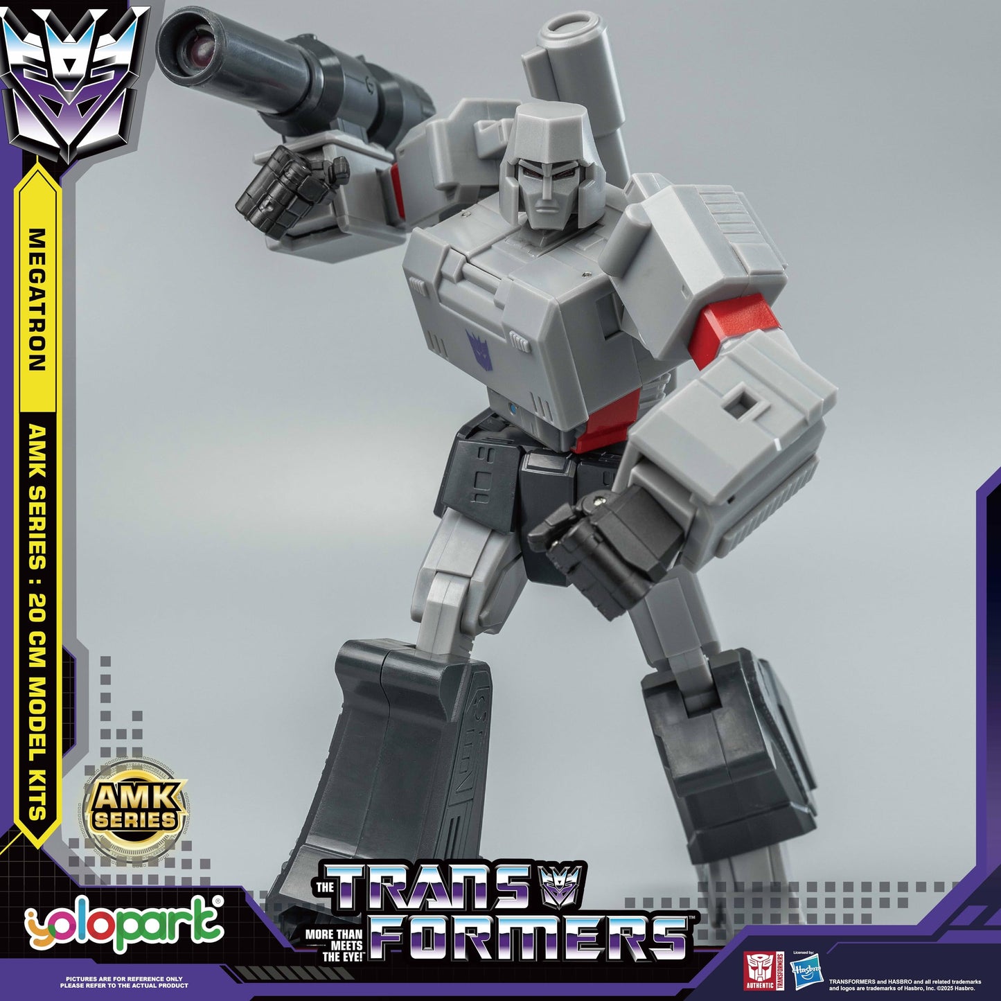 YOLOPARK AMK Series G1 Transformers Figures – Optimus Prime & Megatron, 7.87-Inch, Highly Articulated, Non-Transforming