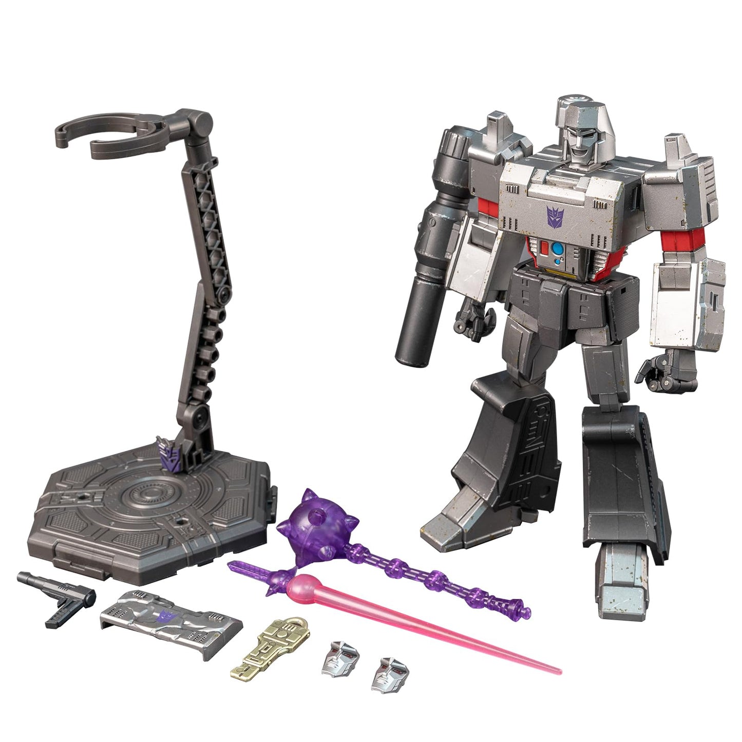YOLOPARK Megatron Transformer Toy – 7.87 Inch G1 Megatron with Upgraded Weapons, Non-Transforming Official Licensed Collectible