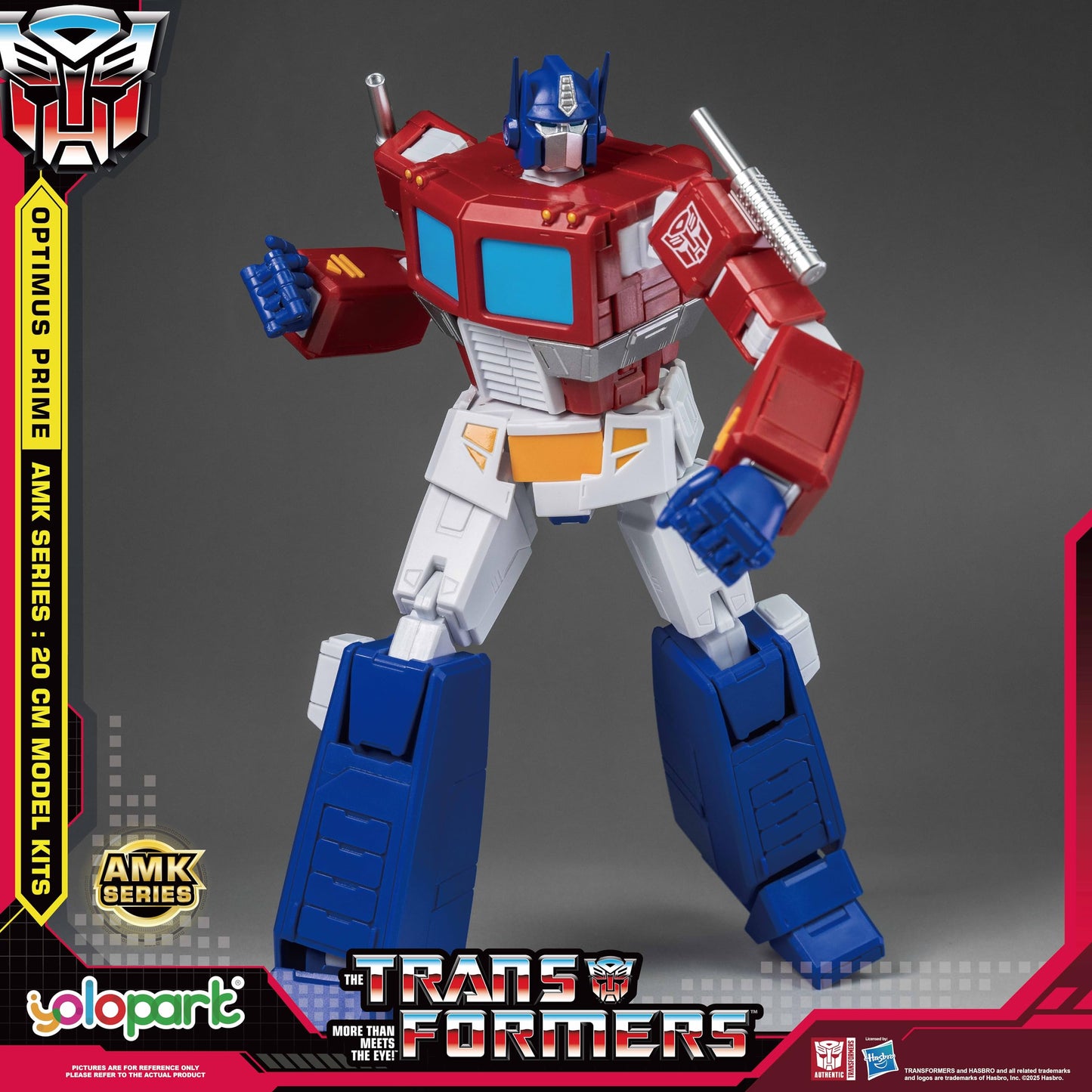 YOLOPARK Optimus Prime AMK Series 7.87 Inch – Non-Transforming G1 Transformer Figure