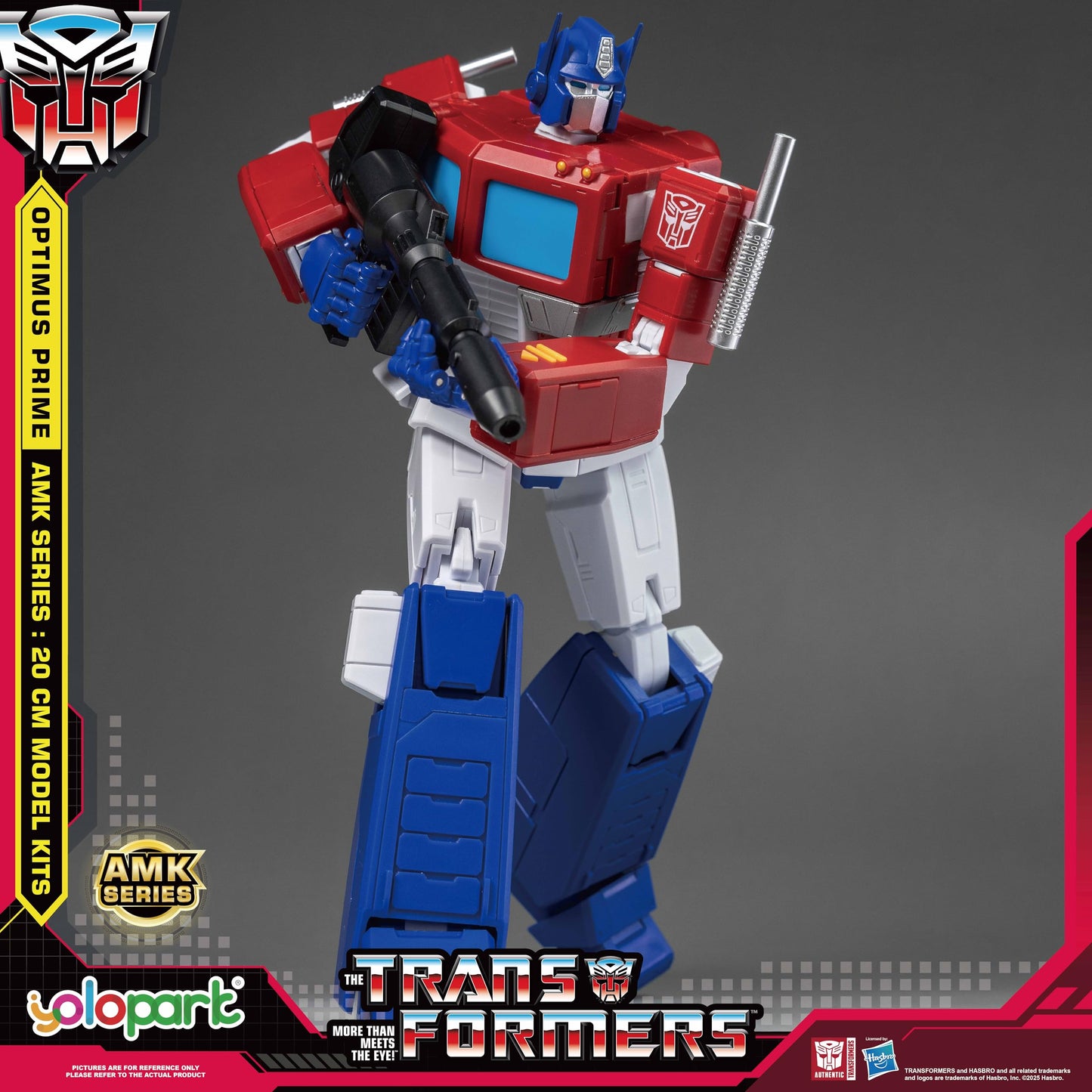 YOLOPARK Optimus Prime AMK Series 7.87 Inch – Non-Transforming G1 Transformer Figure