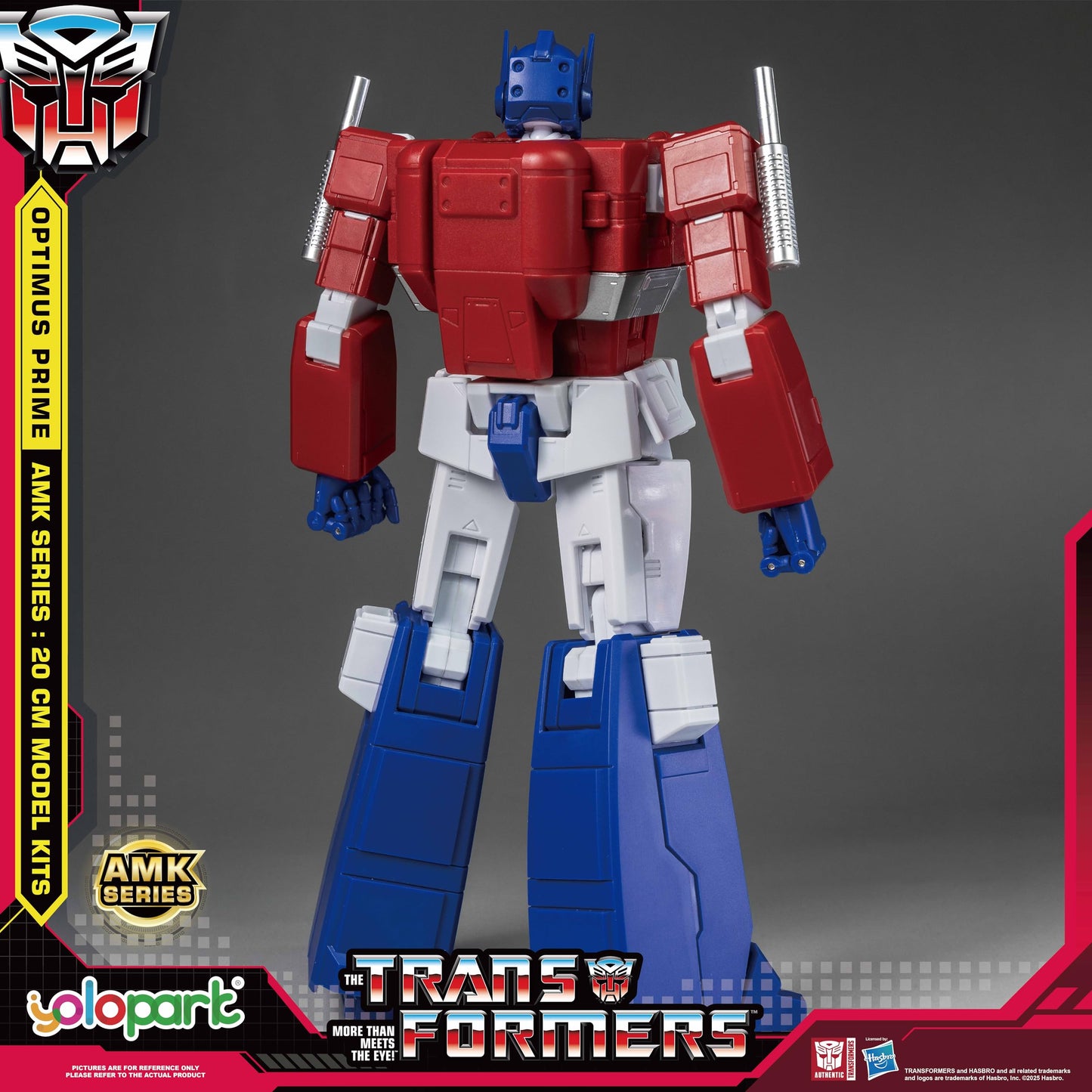 YOLOPARK Optimus Prime AMK Series 7.87 Inch – Non-Transforming G1 Transformer Figure