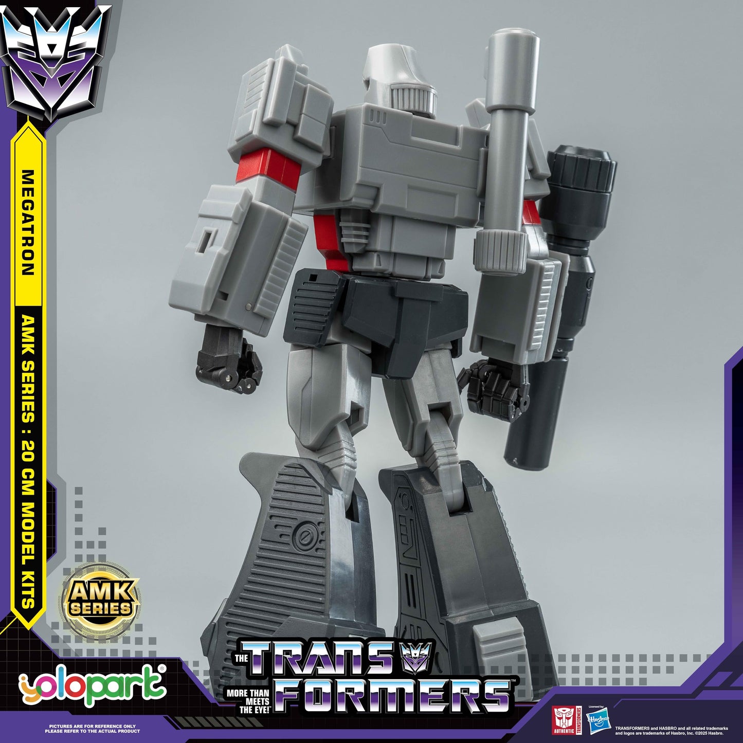 YOLOPARK AMK Series G1 Transformers Figures – Optimus Prime & Megatron, 7.87-Inch, Highly Articulated, Non-Transforming
