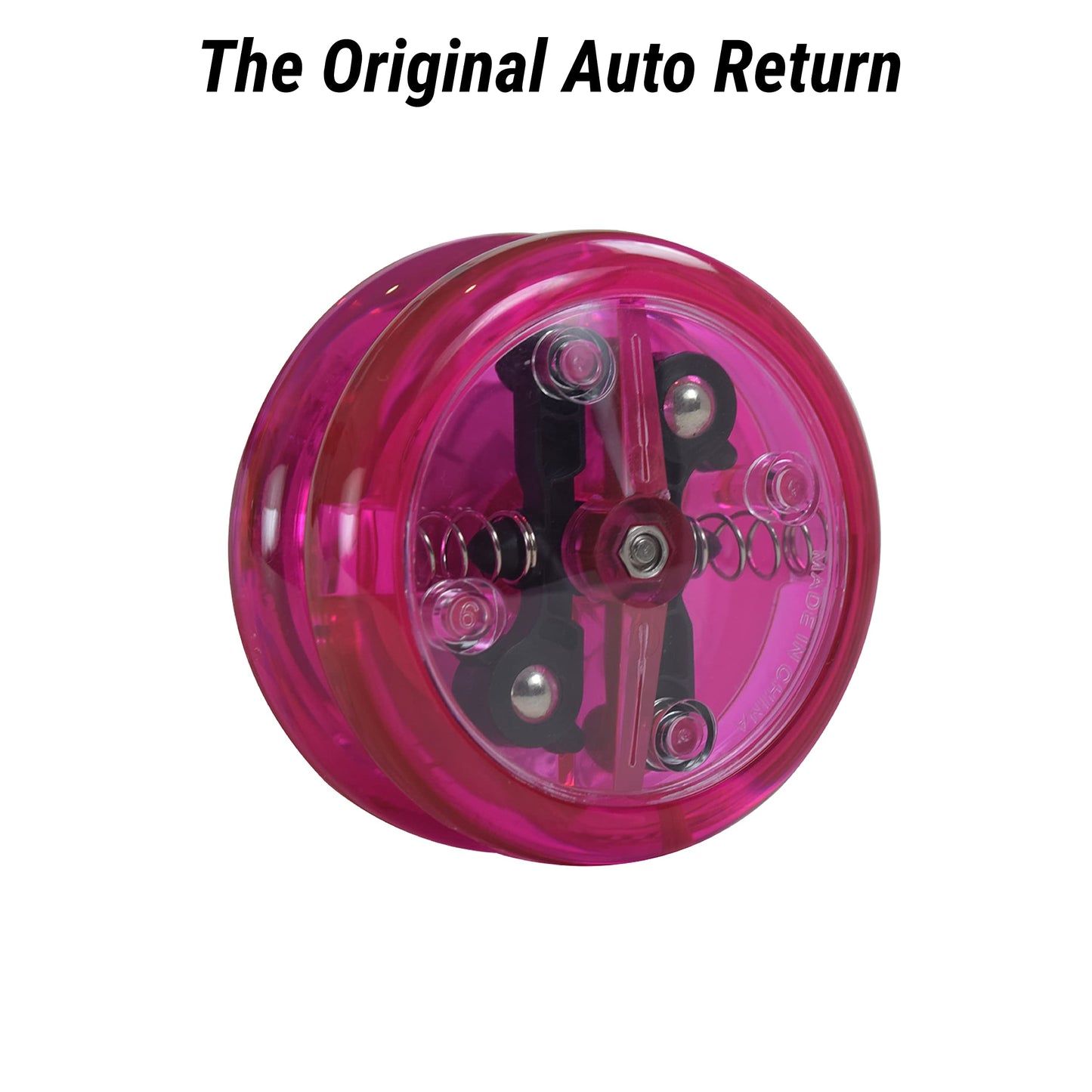 Yomega The Original Brain - Auto Return Yoyo for Beginners (Pink) | 3-Month Warranty