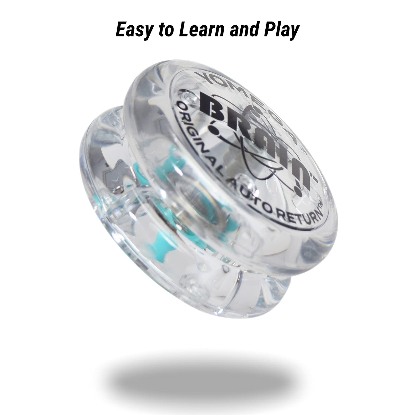 Yomega The Original Brain – Pro Auto Return Yo-Yo for Beginners (Clear)