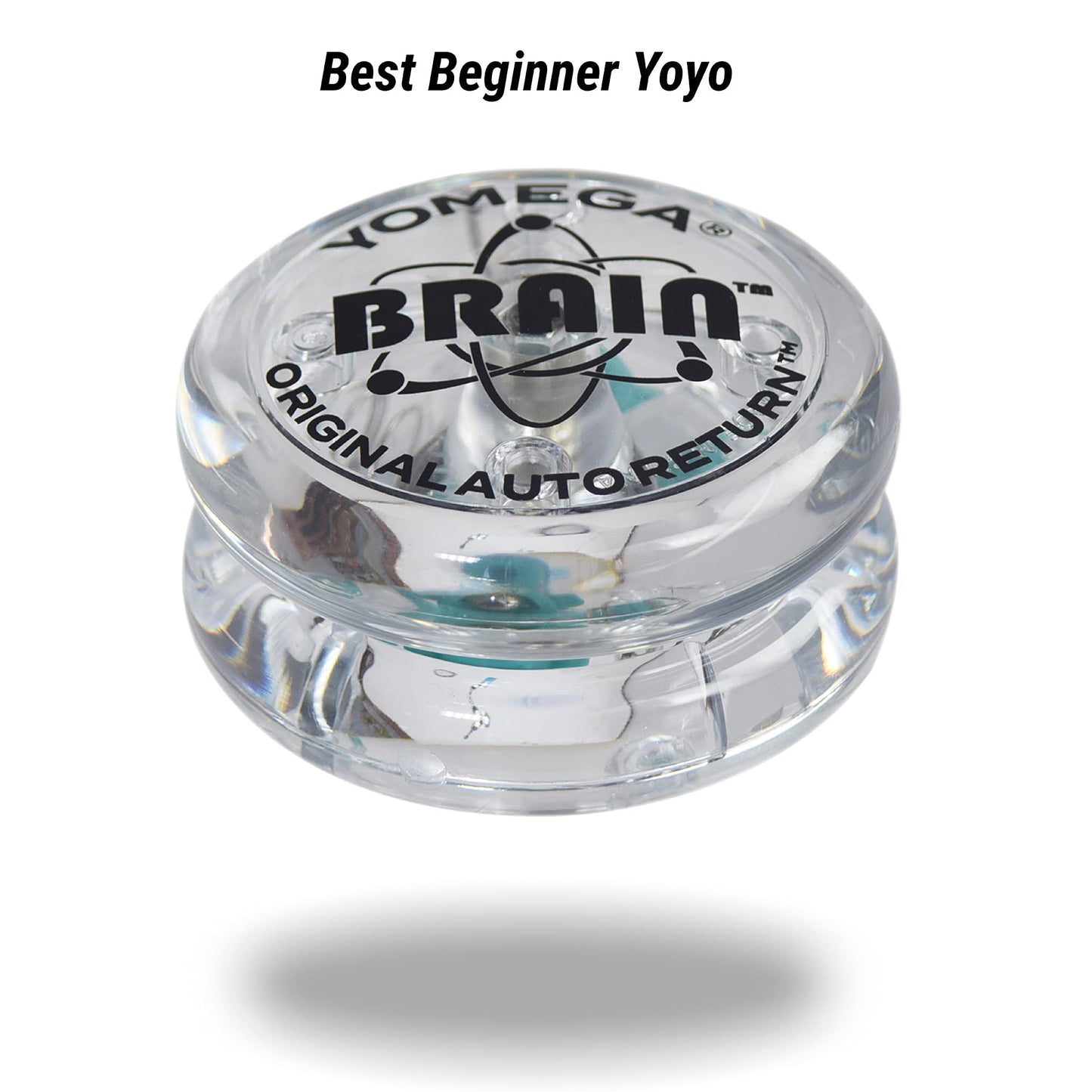Yomega The Original Brain – Pro Auto Return Yo-Yo for Beginners (Clear)
