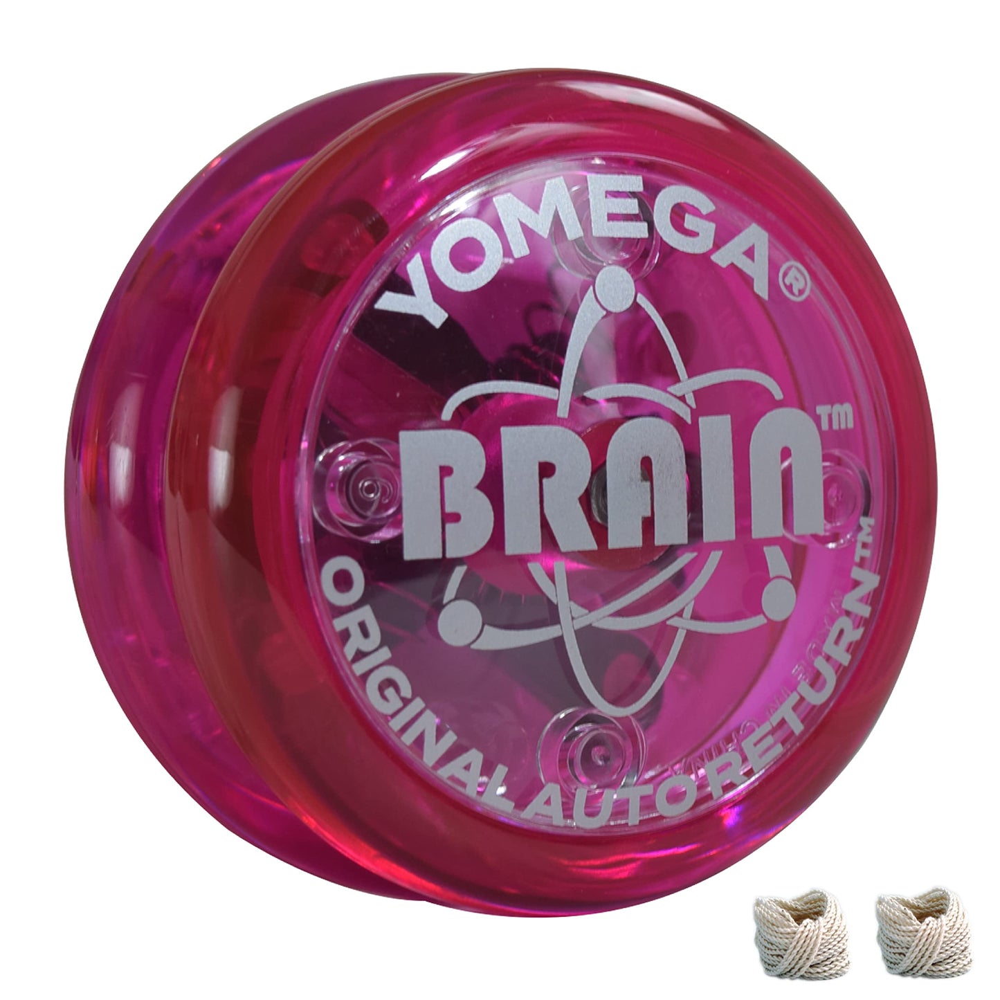 Yomega The Original Brain - Auto Return Yoyo for Beginners (Pink) | 3-Month Warranty