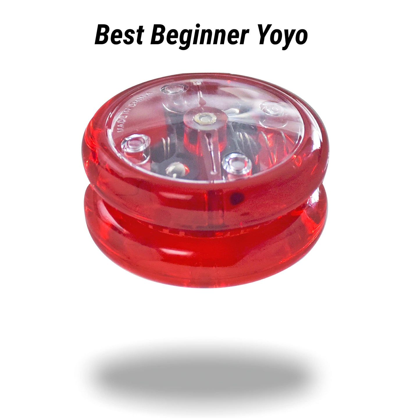 Yomega The Original Brain Yoyo - Auto Return Beginner Yoyo, Red, 3-Month Warranty