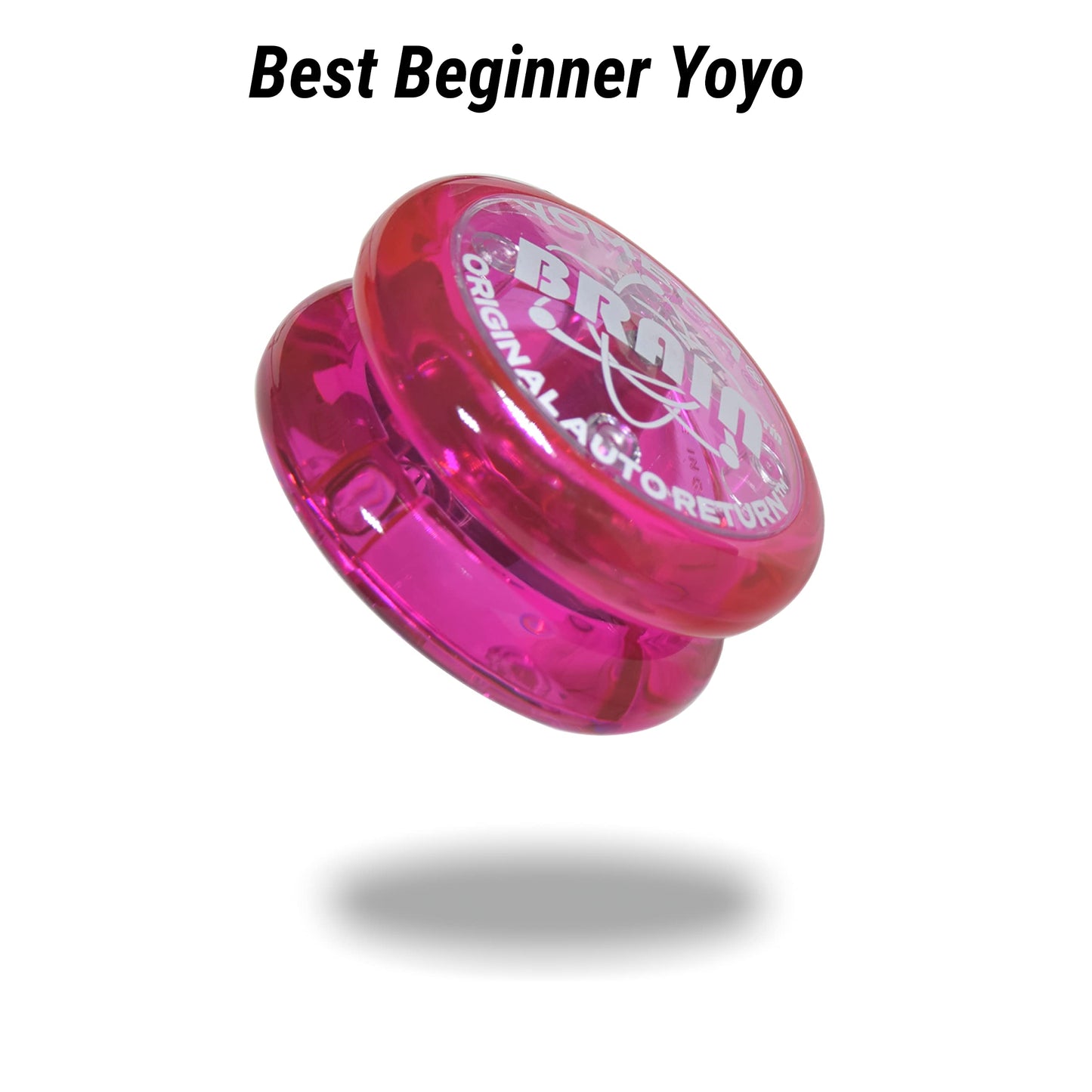 Yomega The Original Brain - Auto Return Yoyo for Beginners (Pink) | 3-Month Warranty