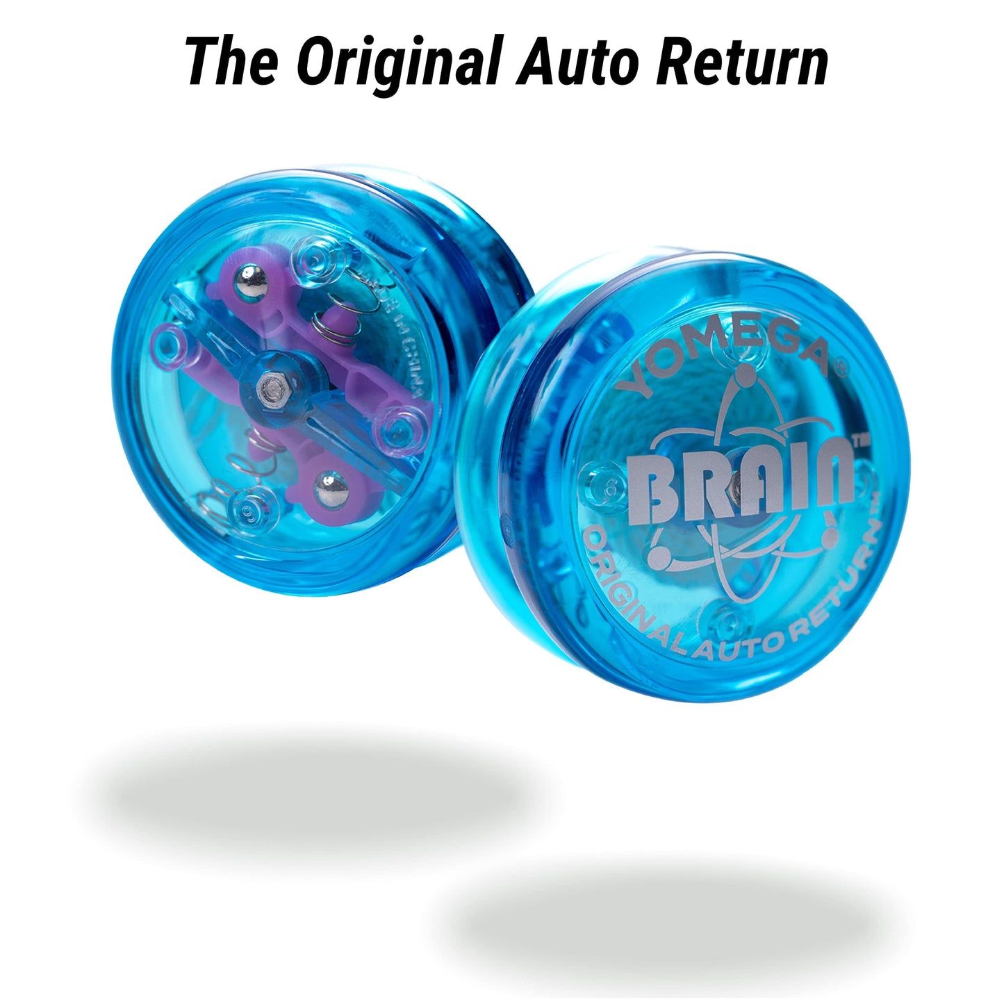 Yomega The Original Brain – Auto Return Yo-Yo for Beginners (Blue) | 3-Month Warranty