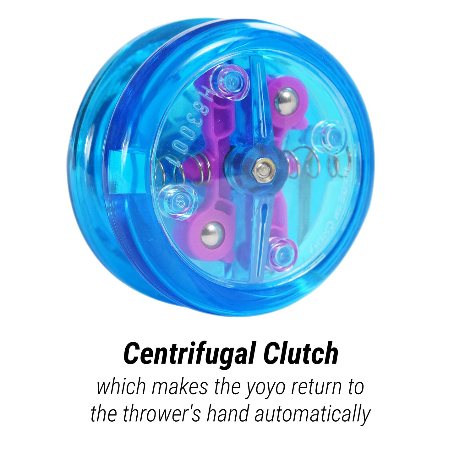 Yomega The Original Brain – Auto Return Yo-Yo for Beginners (Blue) | 3-Month Warranty