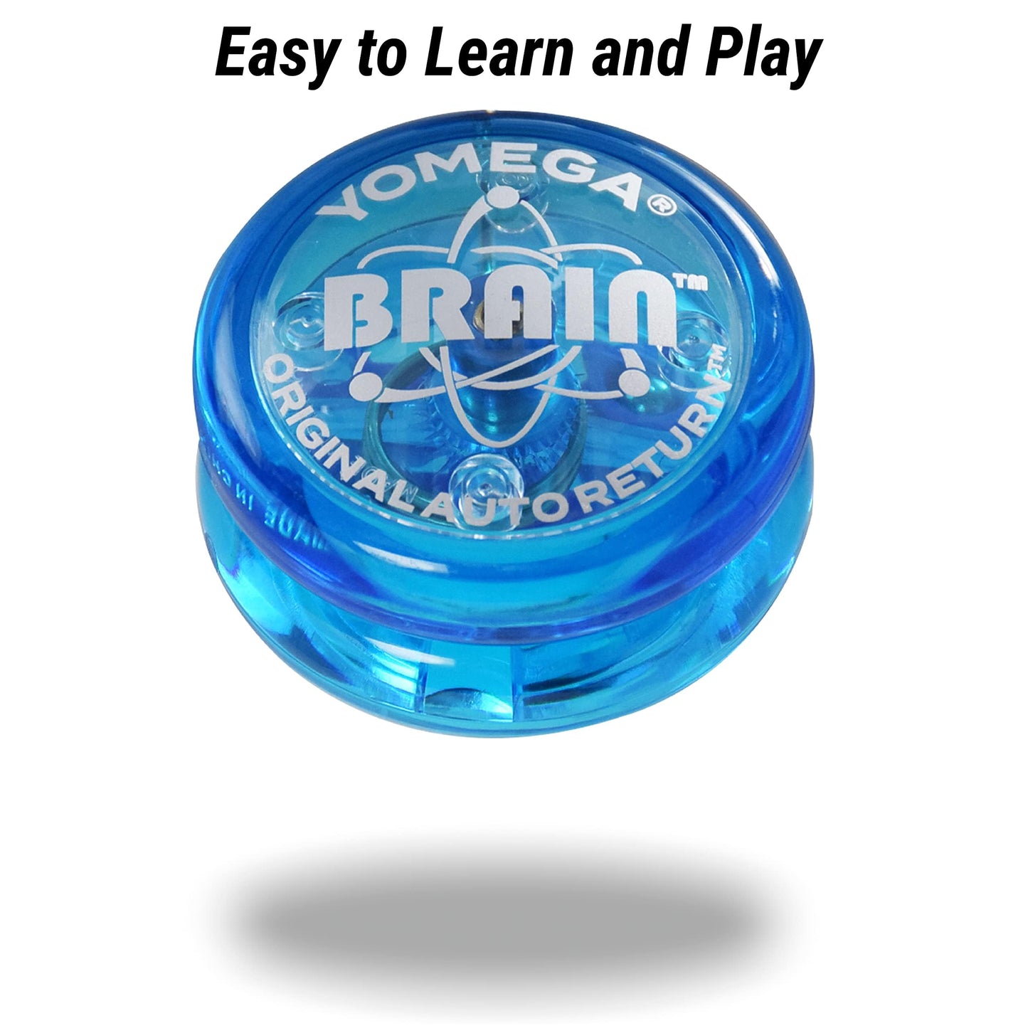 Yomega The Original Brain – Auto Return Yo-Yo for Beginners (Blue) | 3-Month Warranty