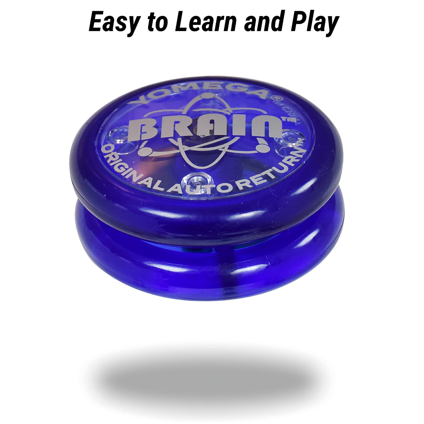 Yomega The Original Brain – Auto Return Yoyo for Kids & Beginners (Dark Blue) | 3-Month Warranty